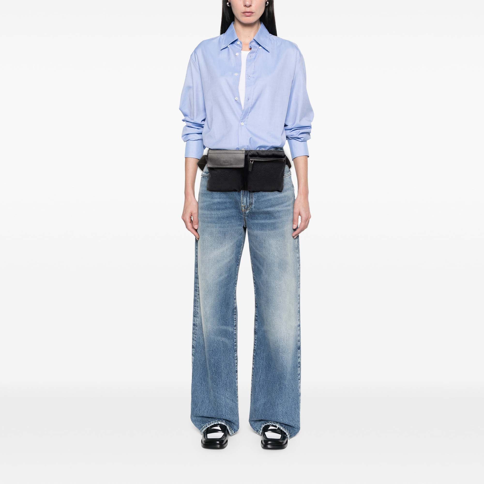 Gucci Gucci GG Canvas Double Pocket Belt Bag Size ONE SIZE - 7 Thumbnail
