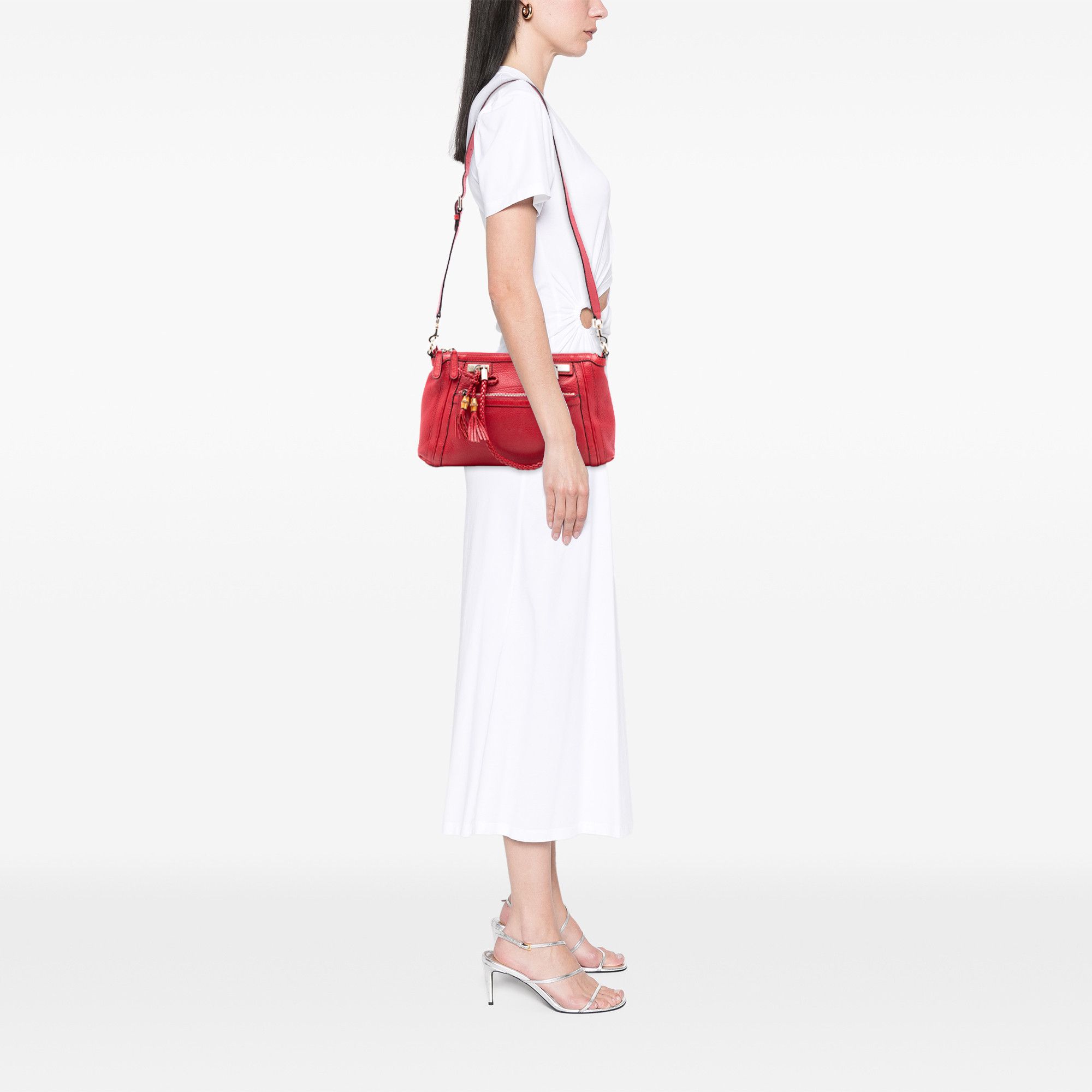Gucci Gucci Pebbled Calfskin Bella Satchel Size ONE SIZE - 7 Thumbnail