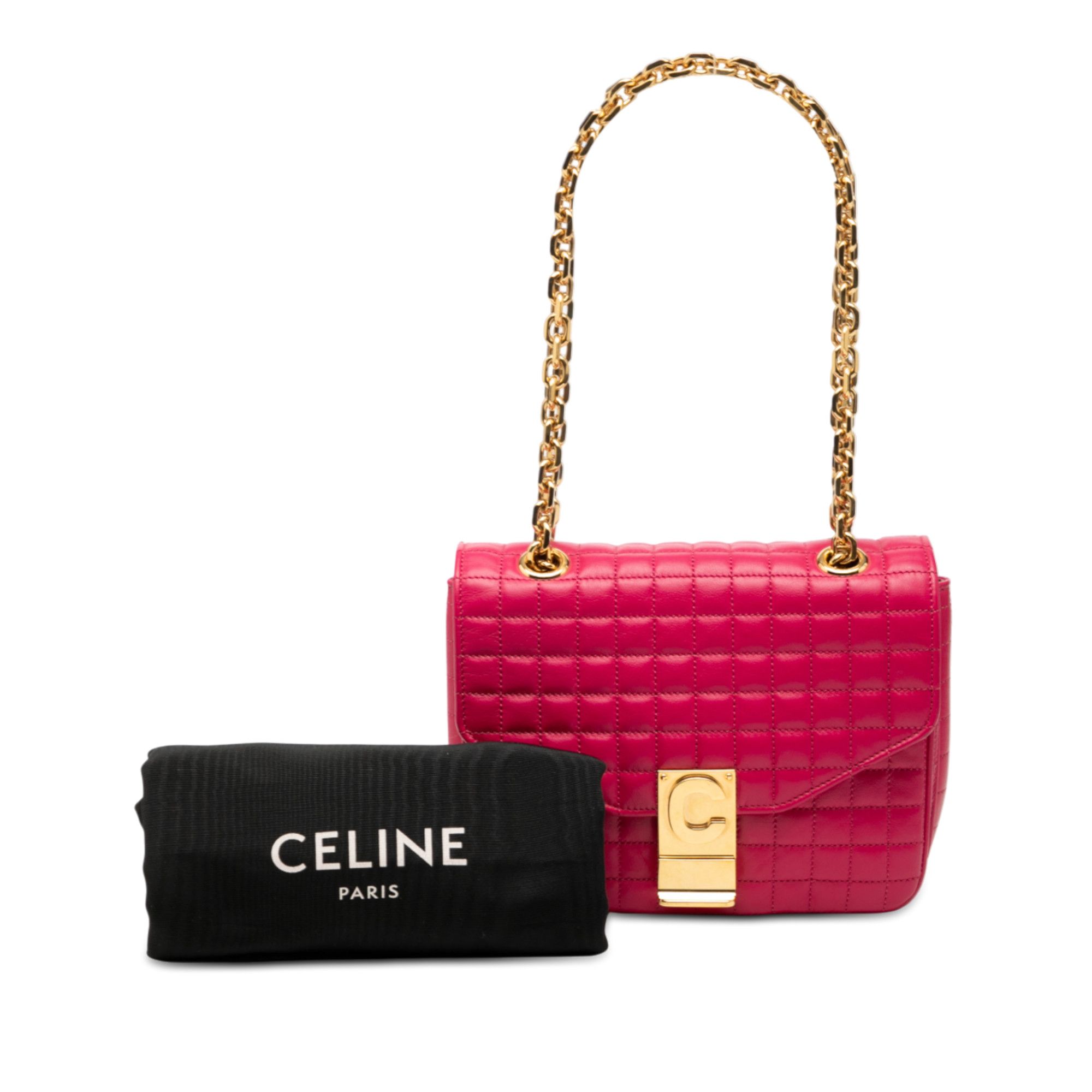 Celine Celine Small Quilted Calfskin C Bag Size ONE SIZE - 8 Thumbnail