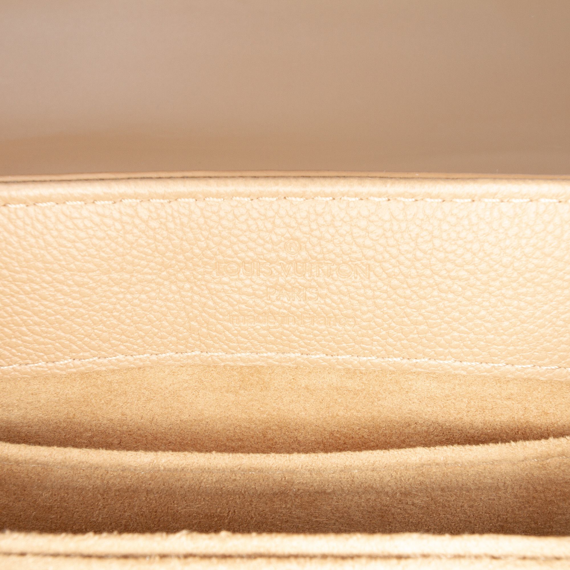 Louis Vuitton Louis Vuitton Bicolor Monogram Cuir Plume Ecume Very Chain Bag Size ONE SIZE - 6 Thumbnail