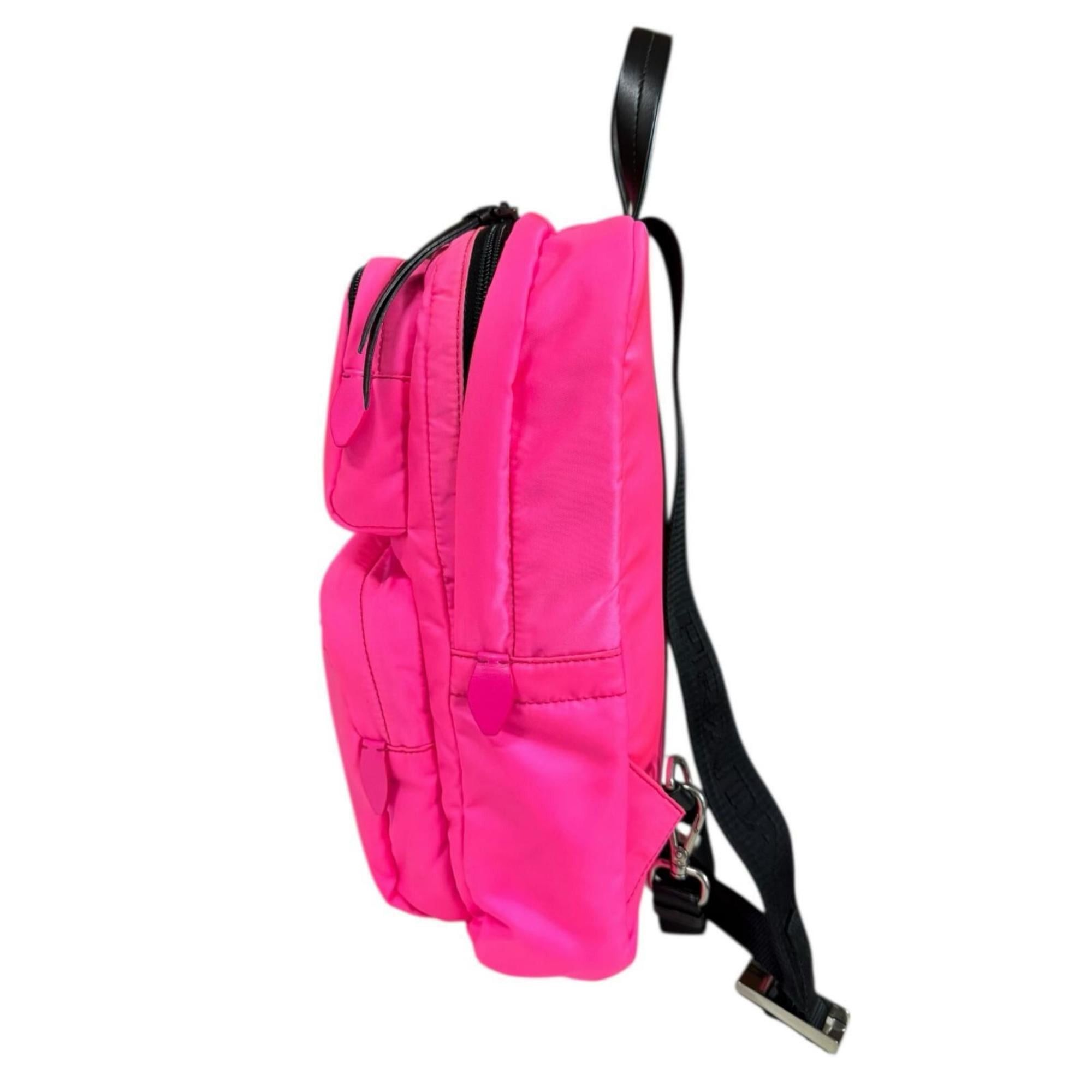 Prada Pre-owned Prada nylon body bag, 1BZ026, pink, women's. Size ONE SIZE - 5 Thumbnail