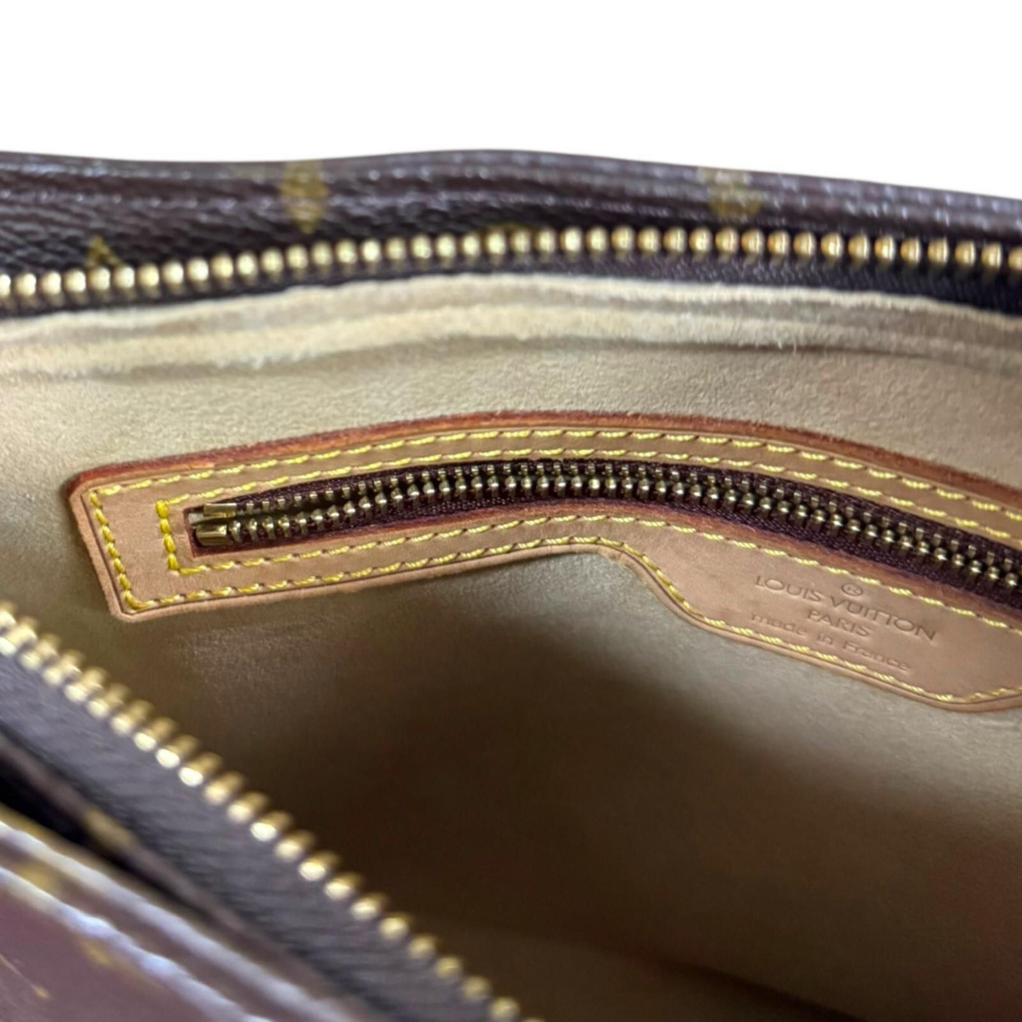 Louis Vuitton Pre-owned Louis Vuitton Looping MM Monogram Shoulder Bag in Brown Canvas (M51146) for Women. Size ONE SIZE - 9 Thumbnail