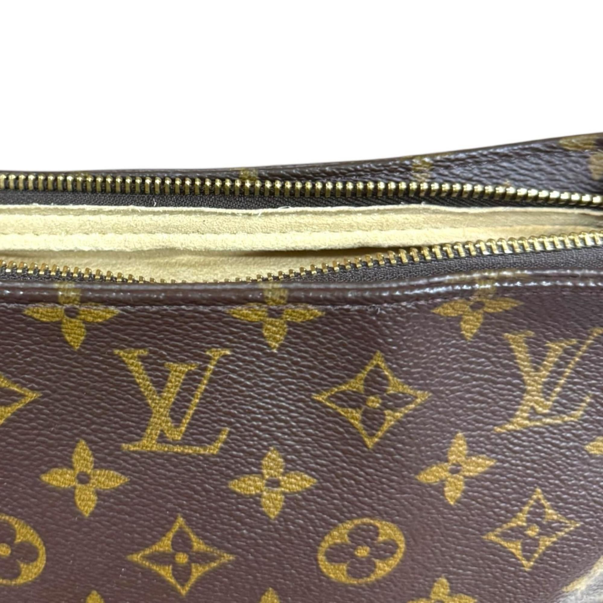 Louis Vuitton Pre-owned Louis Vuitton Looping MM Monogram Shoulder Bag in Brown Canvas (M51146) for Women. Size ONE SIZE - 12 Thumbnail