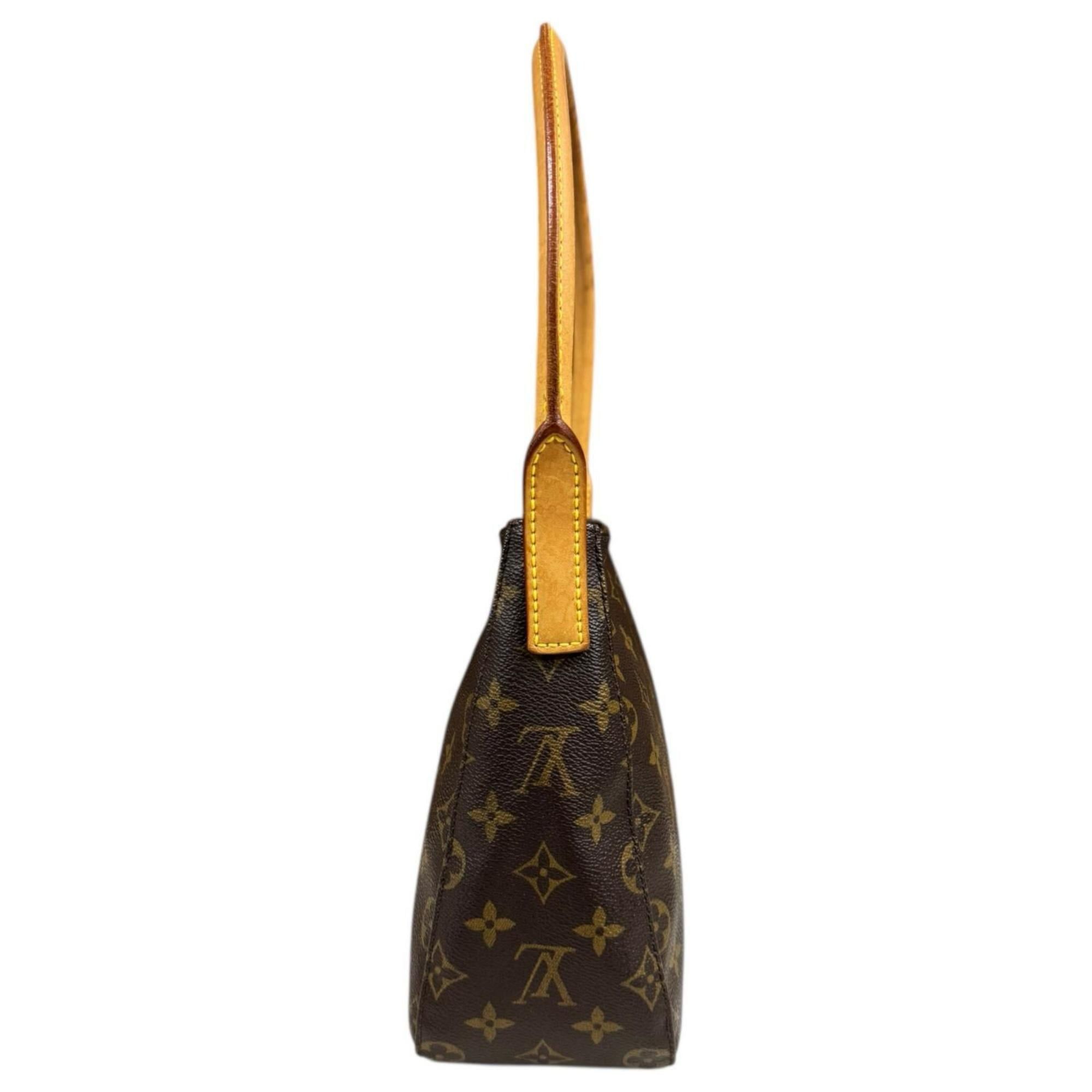 Louis Vuitton Pre-owned Louis Vuitton Looping MM Monogram Shoulder Bag in Brown Canvas (M51146) for Women. Size ONE SIZE - 5 Thumbnail