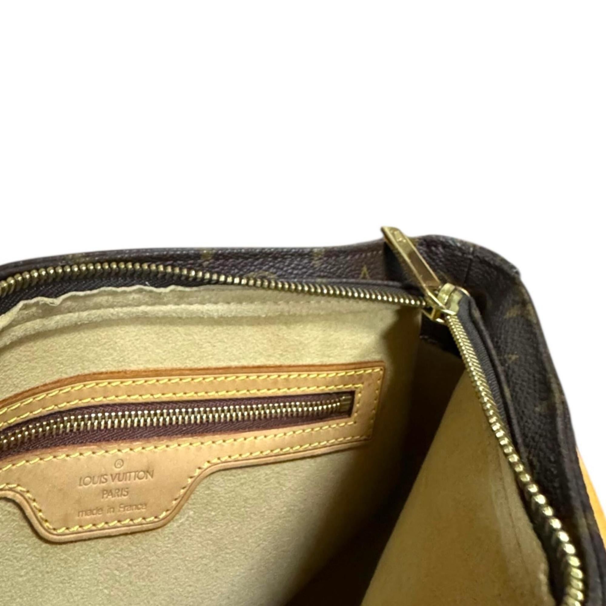 Louis Vuitton Pre-owned Louis Vuitton Looping MM Monogram Shoulder Bag in Brown Canvas (M51146) for Women. Size ONE SIZE - 8 Thumbnail
