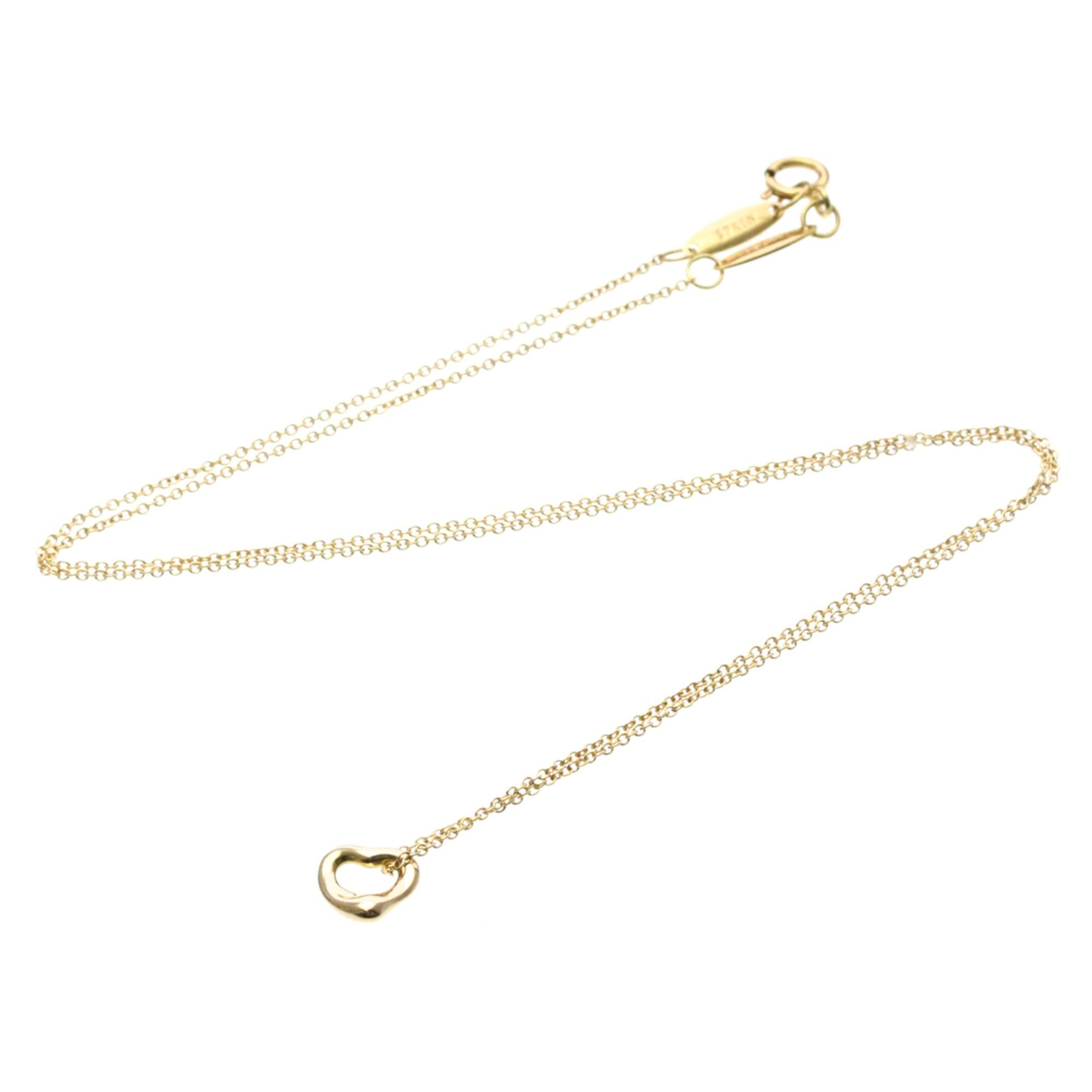 Tiffany & Co. Tiffany Open Heart Necklace Extra Mini Pink Gold (18K) No Stone Men,Women Fashion Pendant Necklace (Pink Gold) Size ONE SIZE - 14 Thumbnail