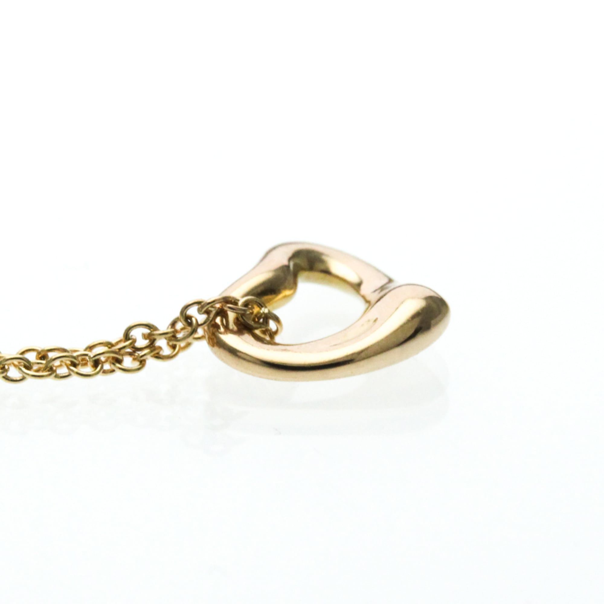 Tiffany & Co. Tiffany Open Heart Necklace Extra Mini Pink Gold (18K) No Stone Men,Women Fashion Pendant Necklace (Pink Gold) Size ONE SIZE - 5 Thumbnail