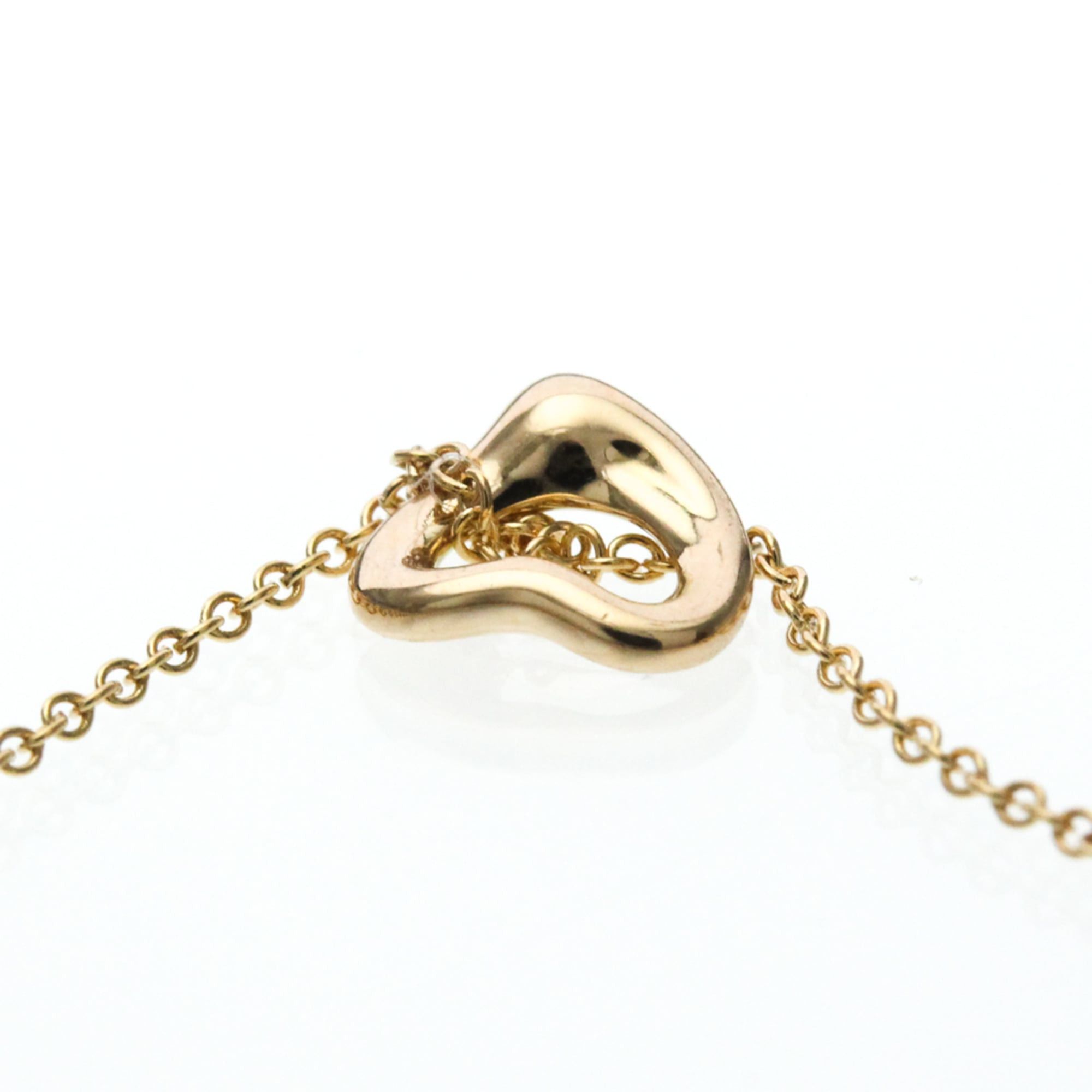 Tiffany & Co. Tiffany Open Heart Necklace Extra Mini Pink Gold (18K) No Stone Men,Women Fashion Pendant Necklace (Pink Gold) Size ONE SIZE - 6 Thumbnail