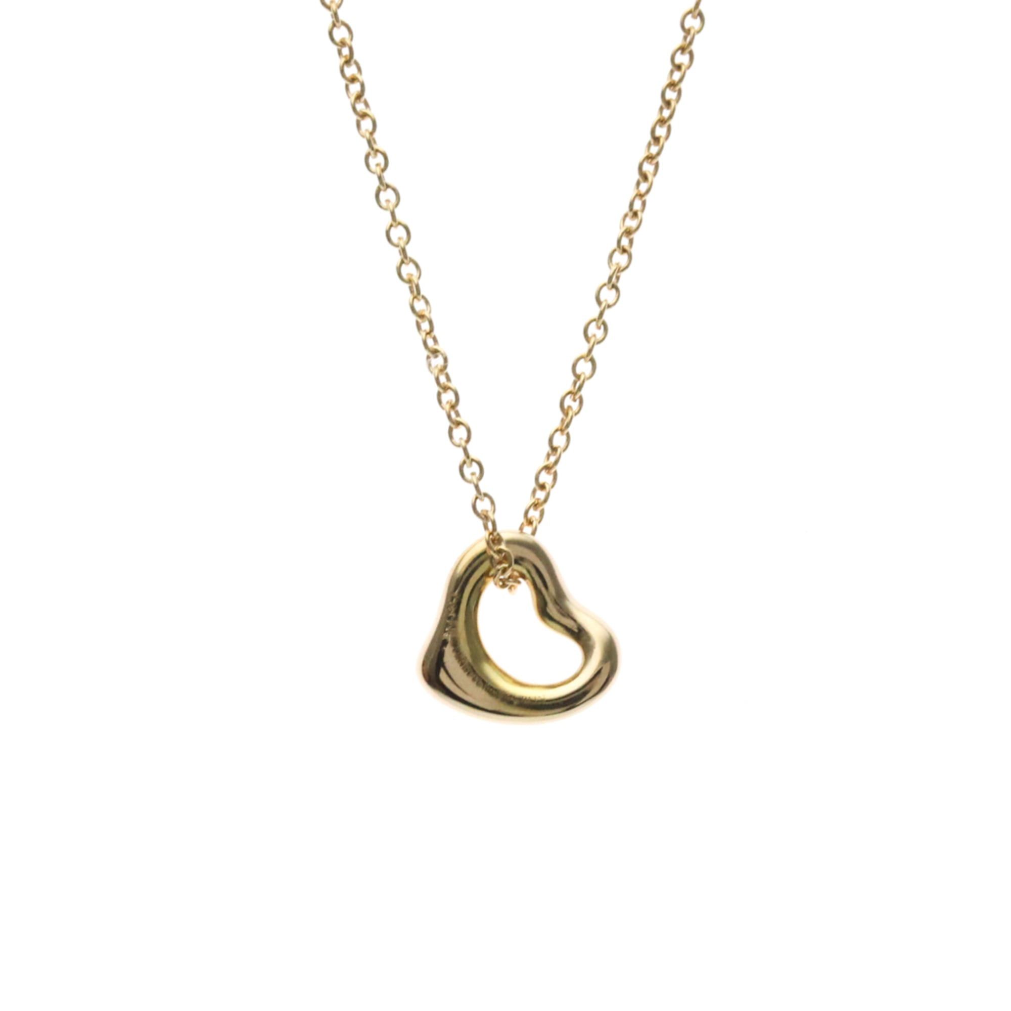 Tiffany & Co. Tiffany Open Heart Necklace Extra Mini Pink Gold (18K) No Stone Men,Women Fashion Pendant Necklace (Pink Gold) Size ONE SIZE - 2 Thumbnail