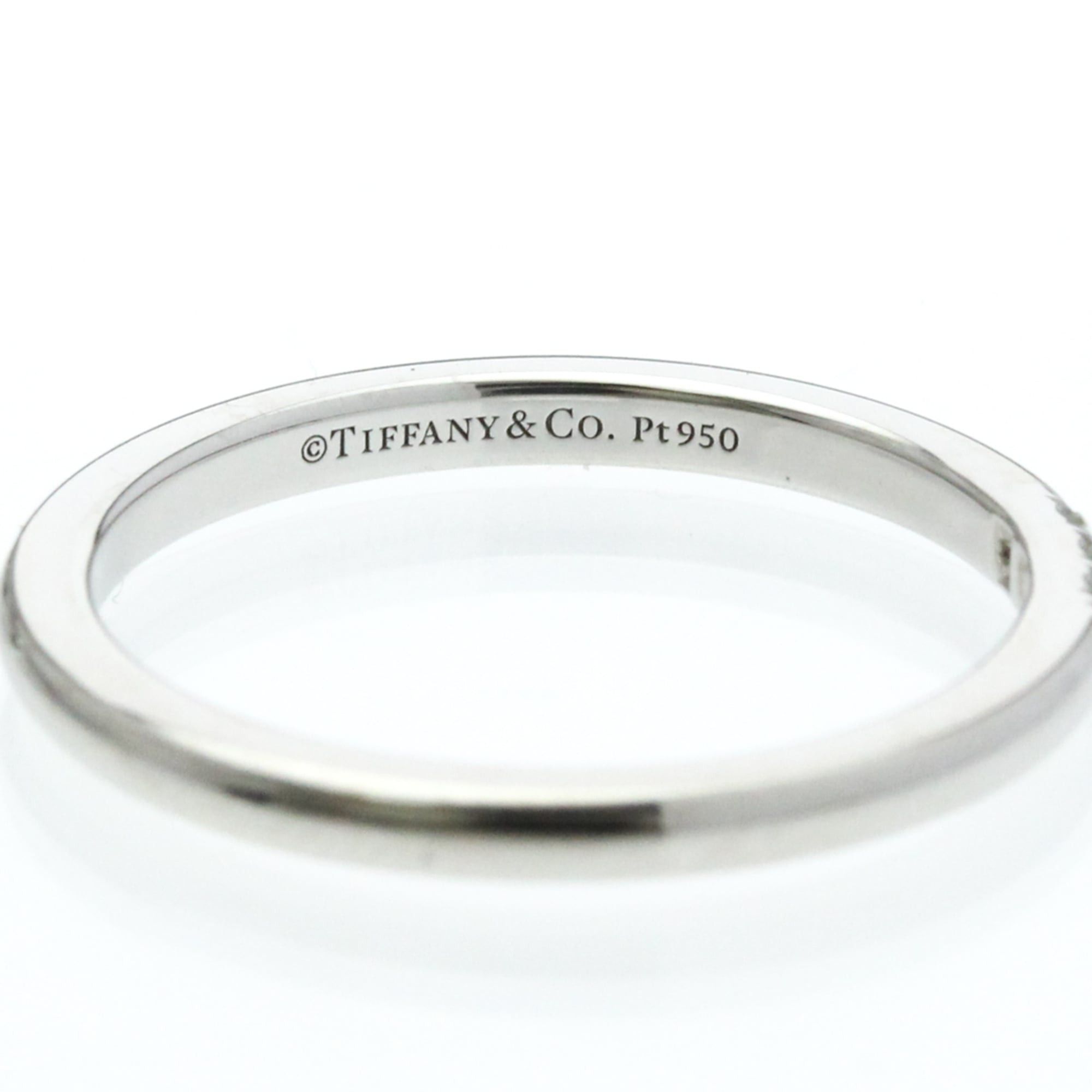 Tiffany & Co. Tiffany Forever Ring 3P Diamond Platinum Fashion Diamond Band Ring Silver Size ONE SIZE - 8 Thumbnail