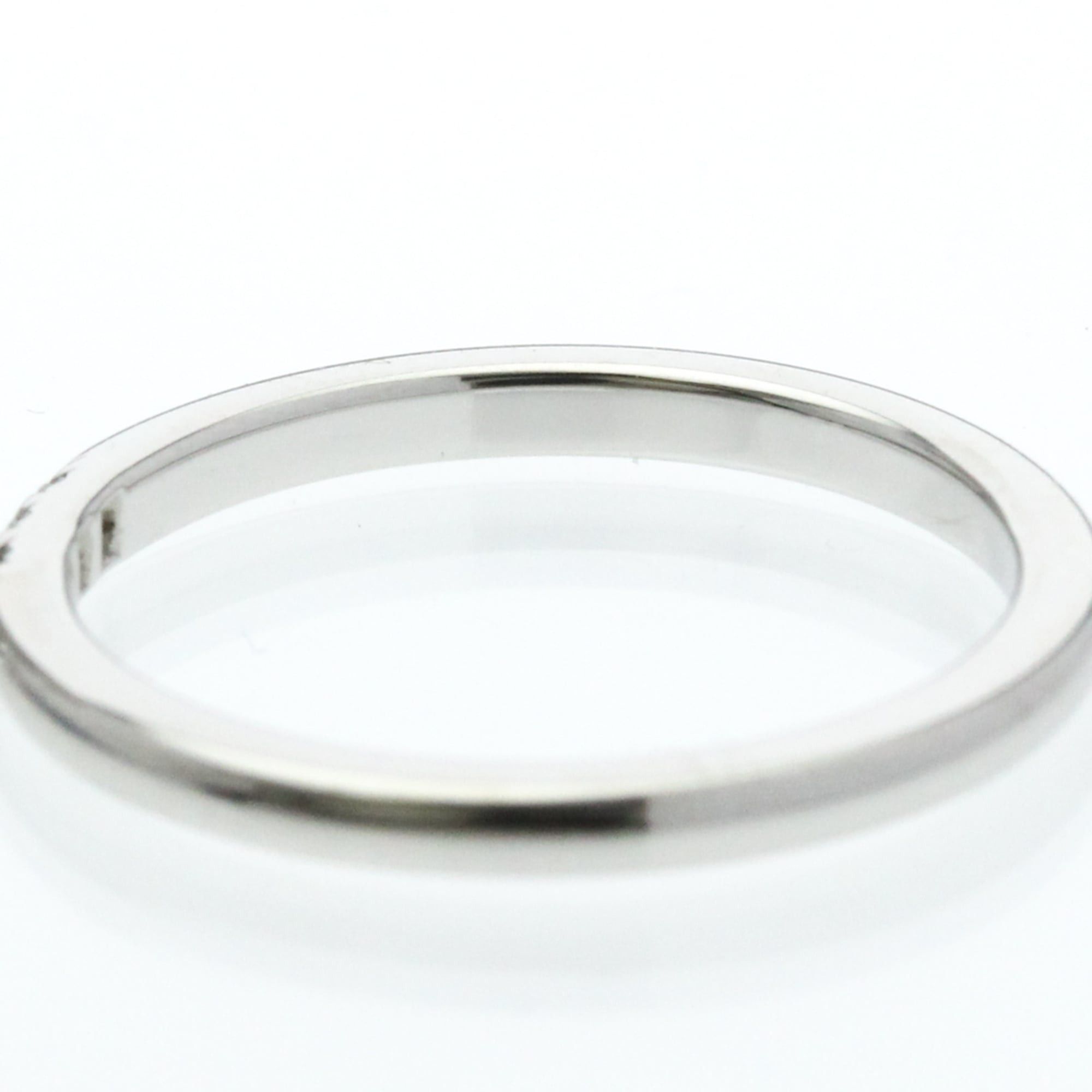 Tiffany & Co. Tiffany Forever Ring 3P Diamond Platinum Fashion Diamond Band Ring Silver Size ONE SIZE - 6 Thumbnail