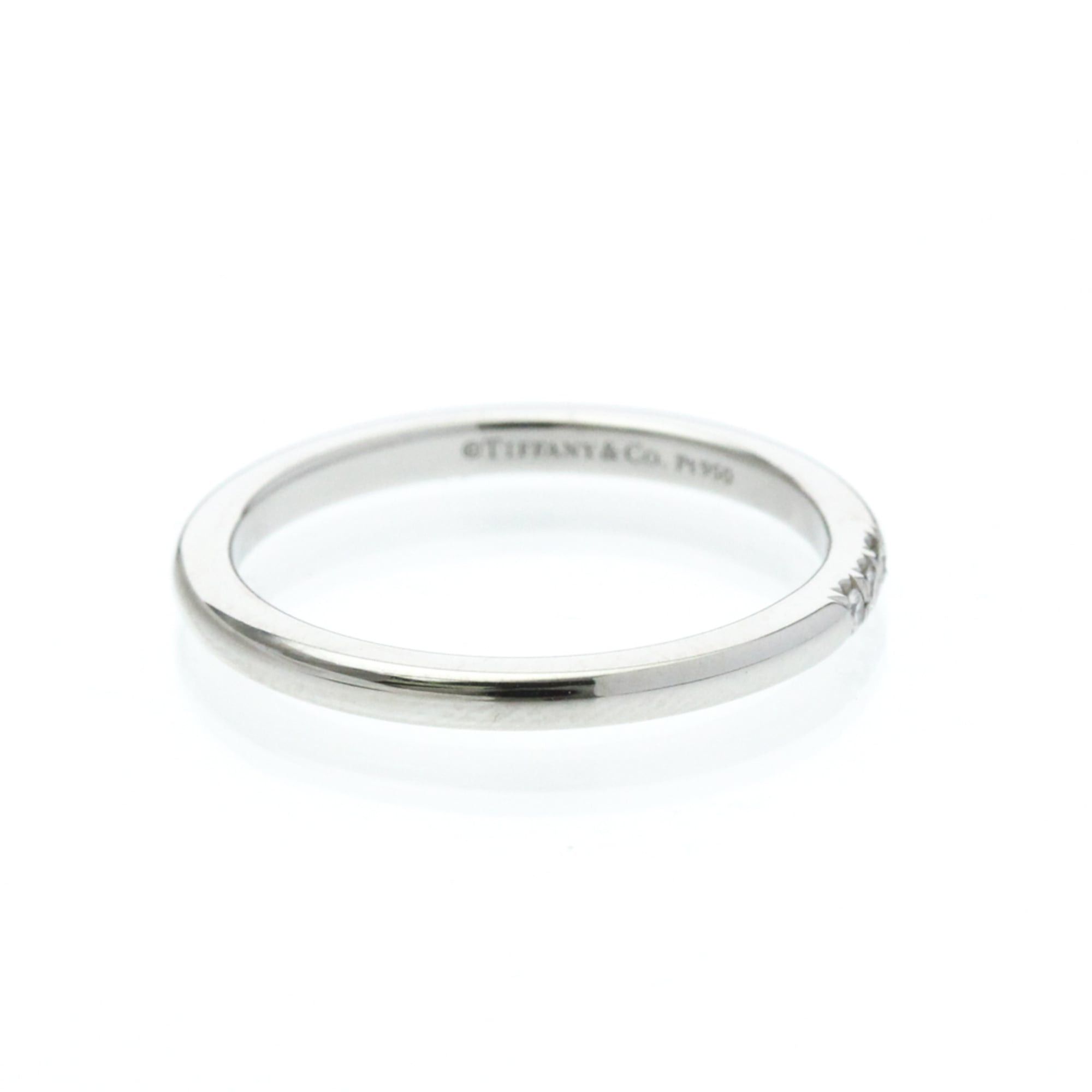 Tiffany & Co. Tiffany Forever Ring 3P Diamond Platinum Fashion Diamond Band Ring Silver Size ONE SIZE - 4 Thumbnail