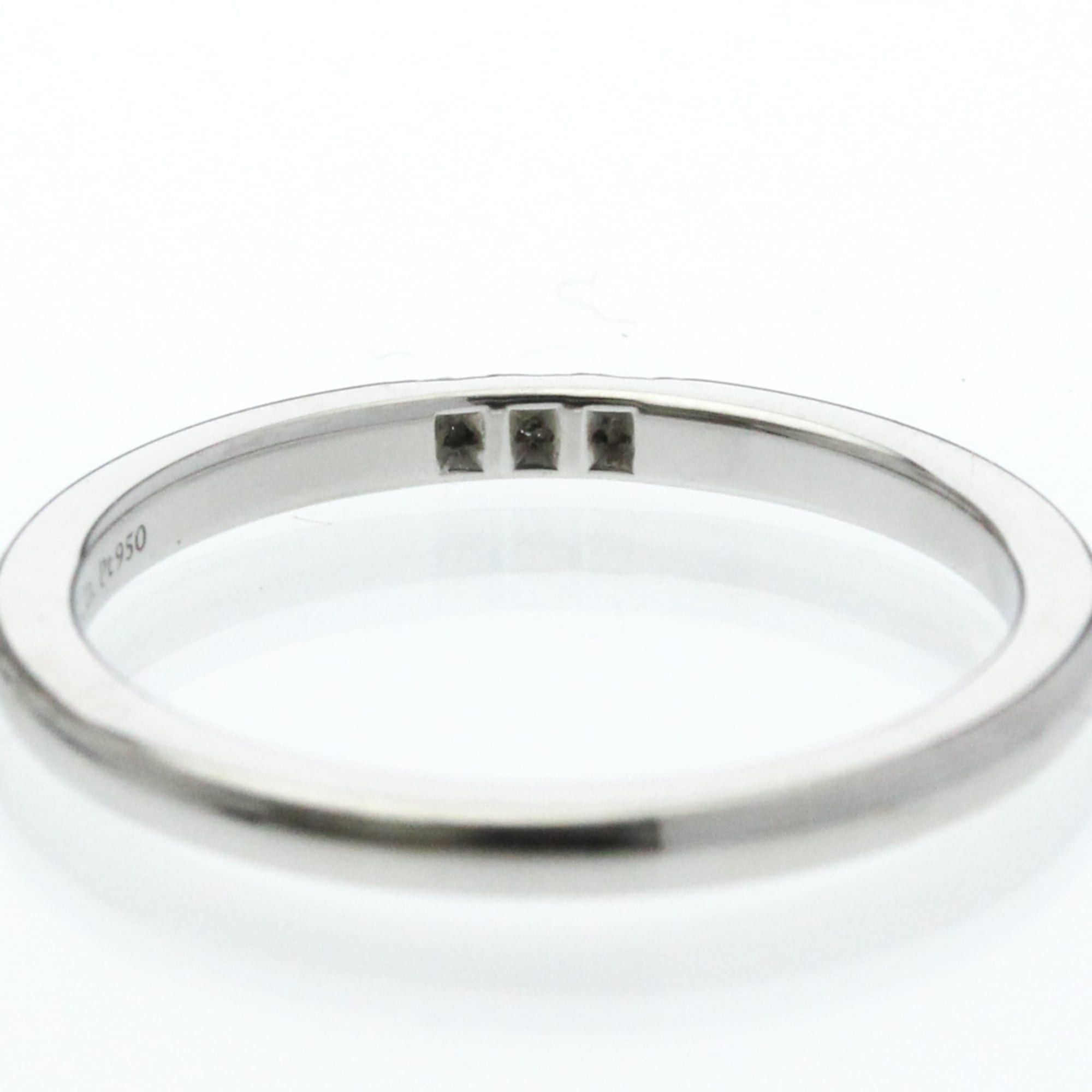 Tiffany & Co. Tiffany Forever Ring 3P Diamond Platinum Fashion Diamond Band Ring Silver Size ONE SIZE - 7 Thumbnail