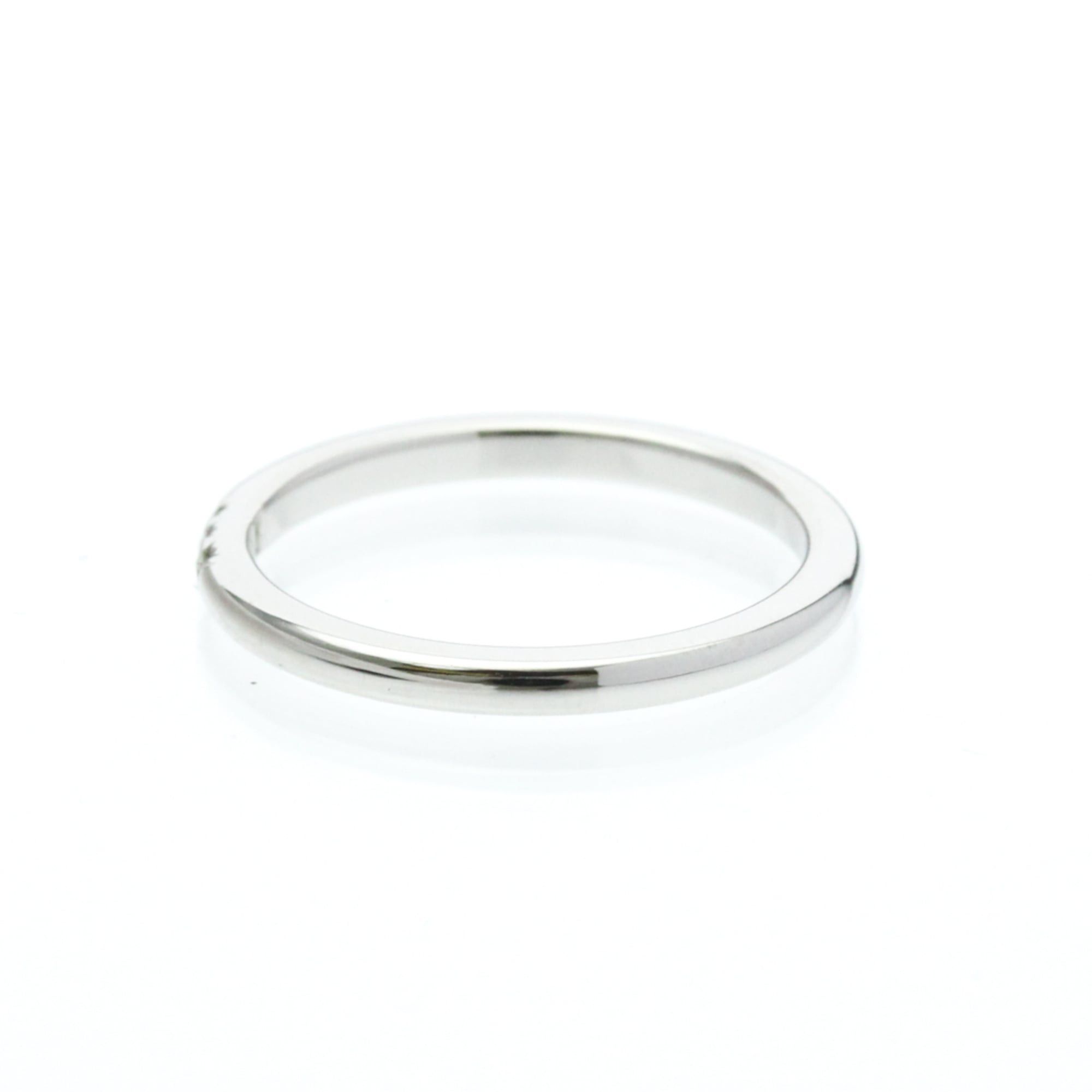 Tiffany & Co. Tiffany Forever Ring 3P Diamond Platinum Fashion Diamond Band Ring Silver Size ONE SIZE - 2 Thumbnail