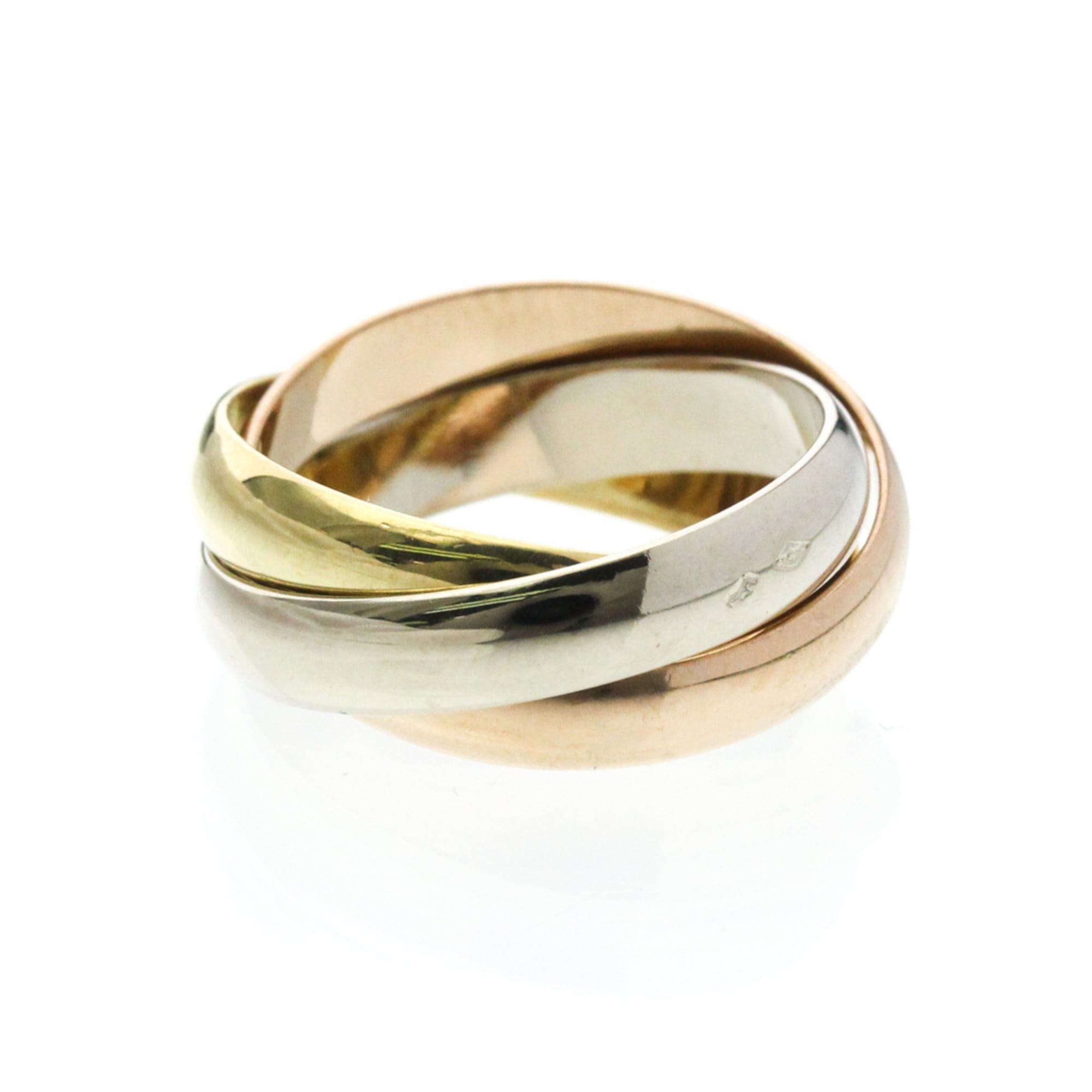 Cartier Cartier Trinity Yellow Gold (18K),Pink Gold (18K),White Gold (18K) Fashion No Stone Band Ring Gold Size ONE SIZE - 3 Thumbnail