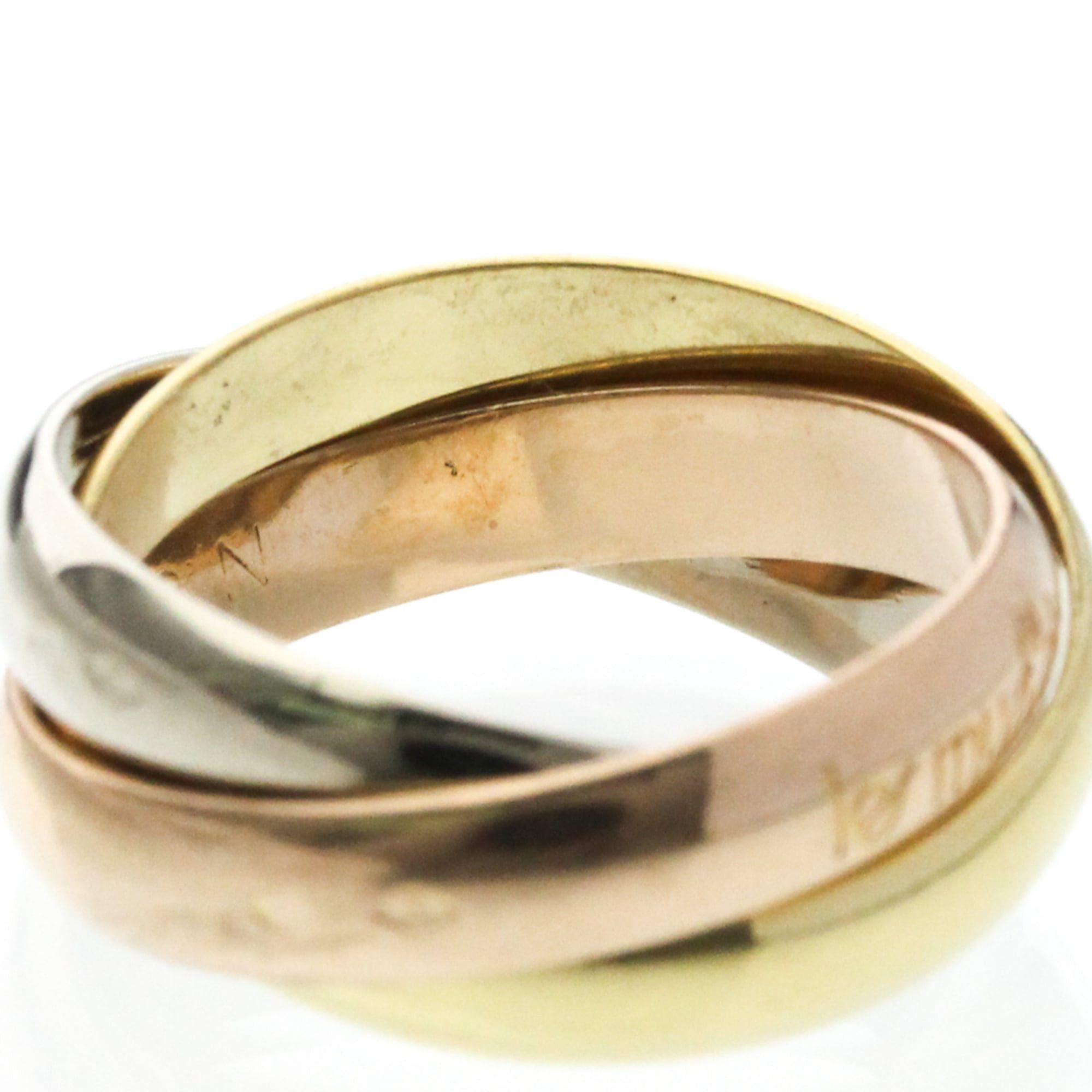 Cartier Cartier Trinity Yellow Gold (18K),Pink Gold (18K),White Gold (18K) Fashion No Stone Band Ring Gold Size ONE SIZE - 5 Thumbnail
