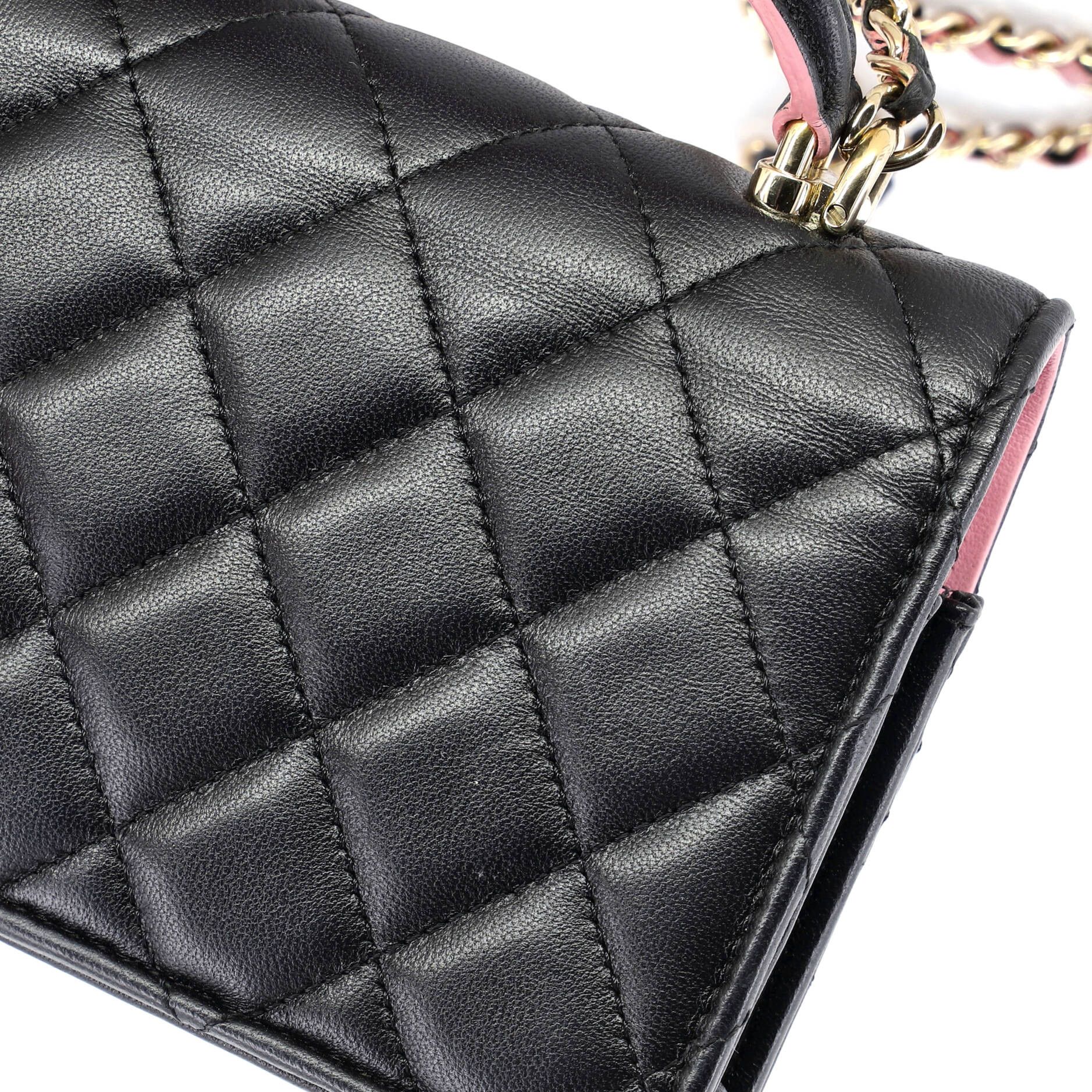 Chanel Classic Top Handle Flap Phone Holder with Chain Size ONE SIZE - 6 Thumbnail