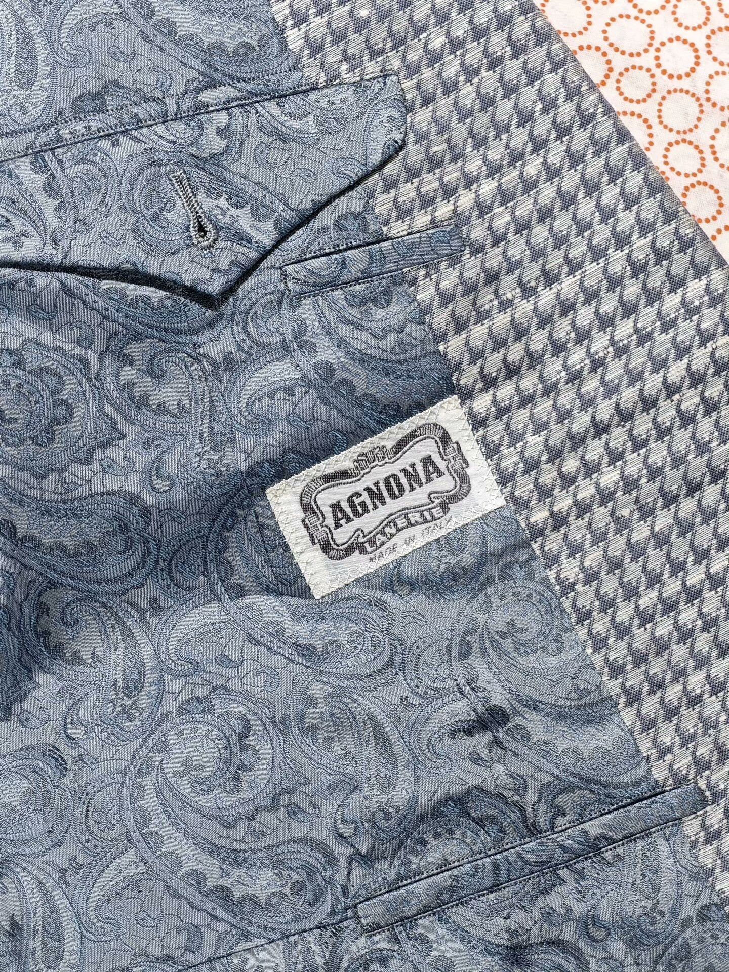 Agnona Italian Agnona Custom Silk Suit Jacket Size US M / EU 48-50 / 2 - 8 Thumbnail