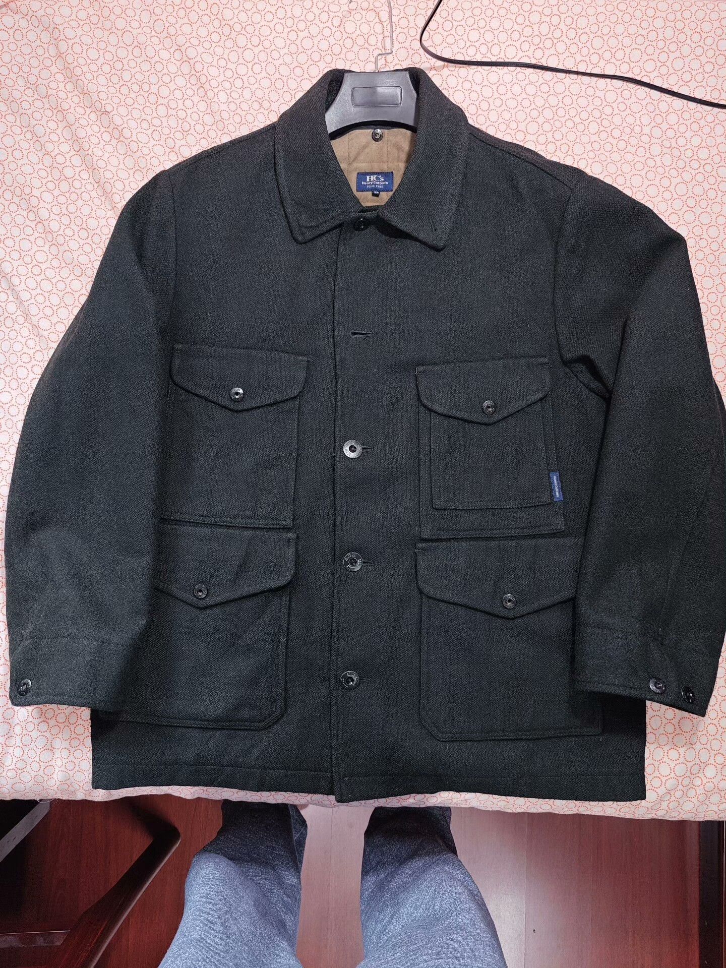 Henry Cotton's Henry Cotton's Wool Jacket Workwear Size US M / EU 48-50 / 2 - 5 Thumbnail