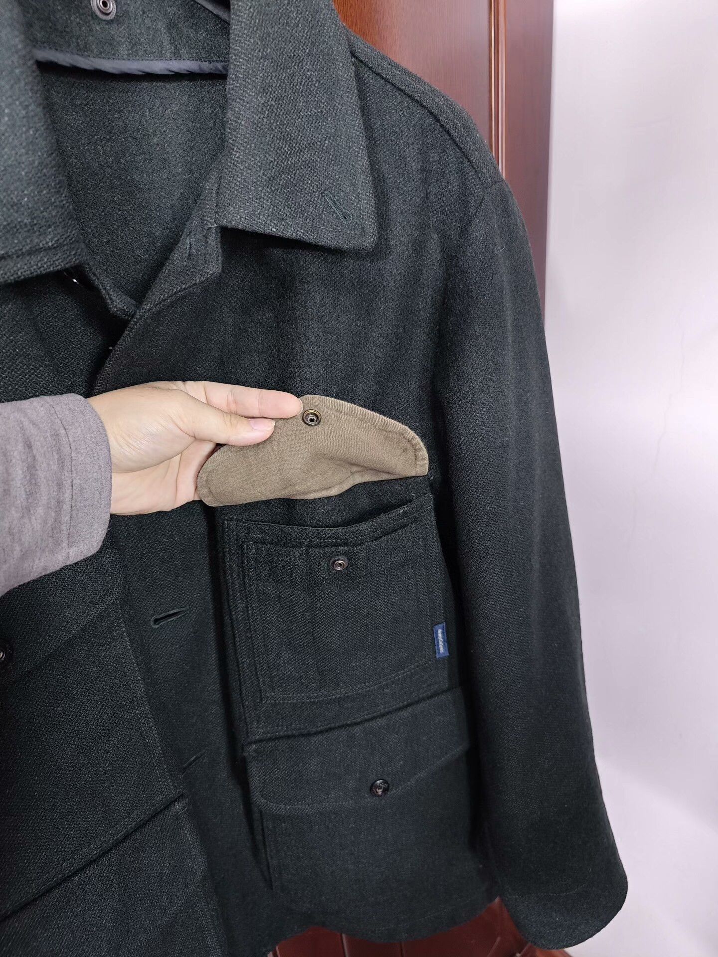 Henry Cotton's Henry Cotton's Wool Jacket Workwear Size US M / EU 48-50 / 2 - 2 Thumbnail