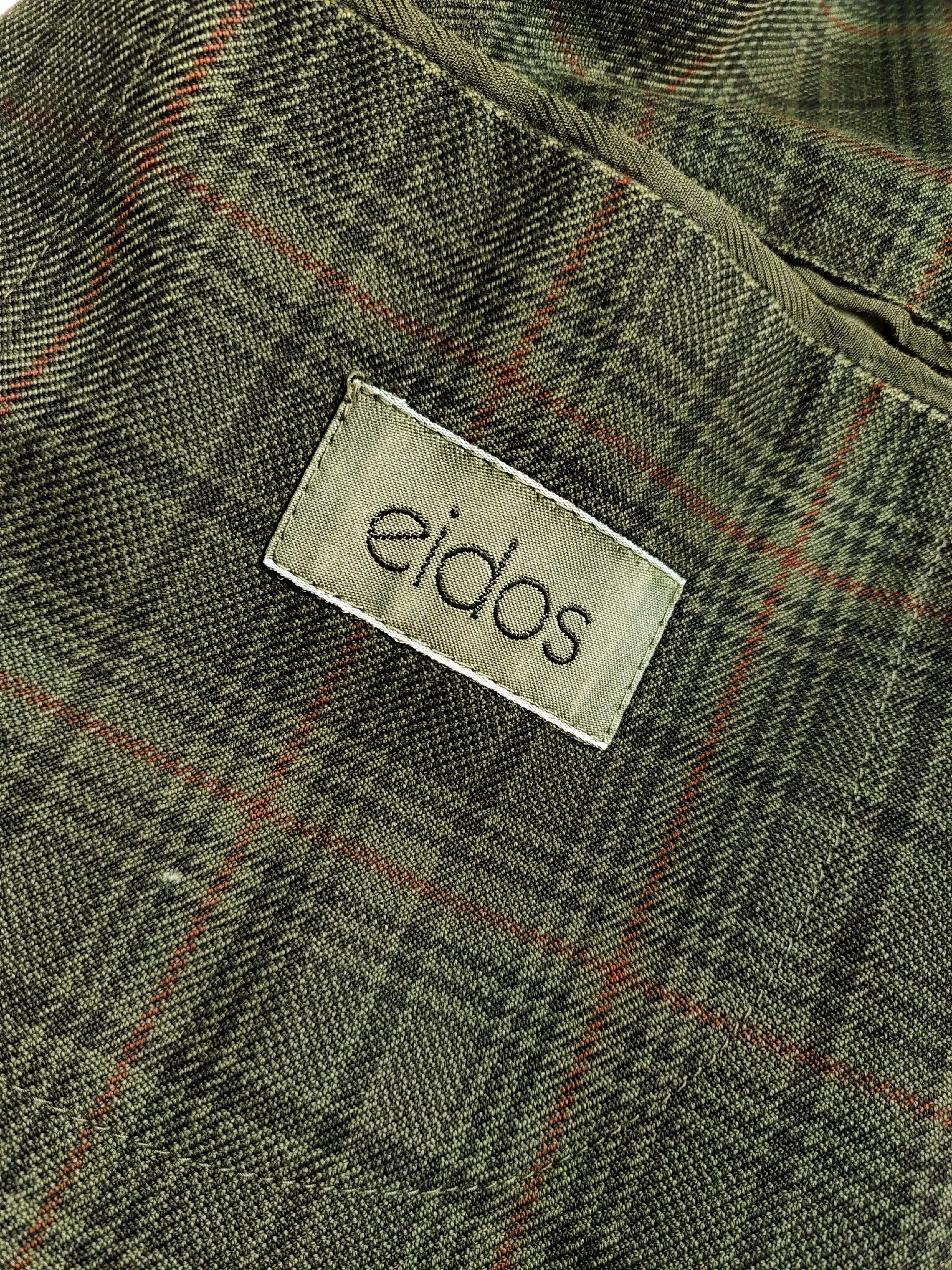 Eidos Napoli Italian Checked Cotton Blazer by Eidos Size US M / EU 48-50 / 2 - 8 Thumbnail