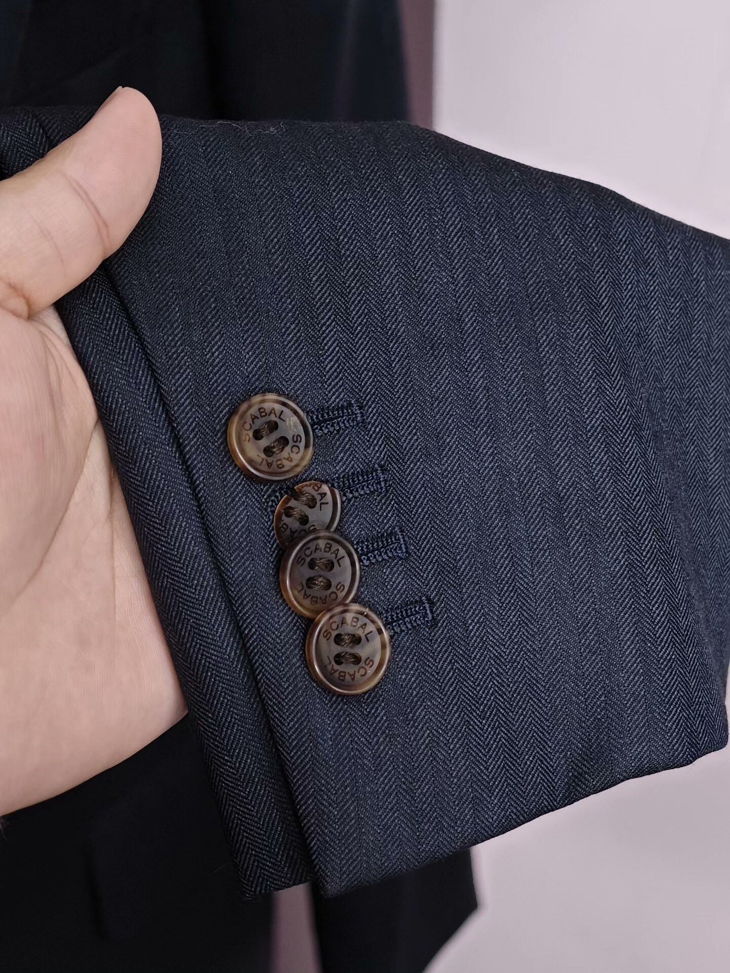 SCABAL Custom Scabal Wool Blend Suit Jacket Size US M / EU 48-50 / 2 - 4 Thumbnail