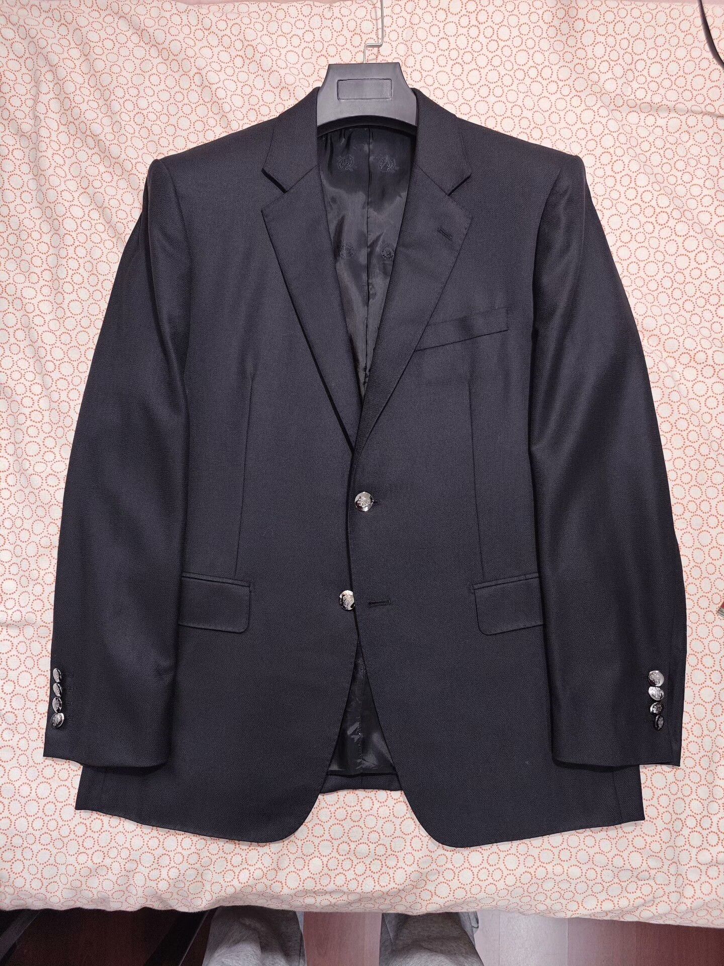 Ermenegildo Zegna Custom Zegna Black Wool Suit Size US M / EU 48-50 / 2 - 5 Thumbnail