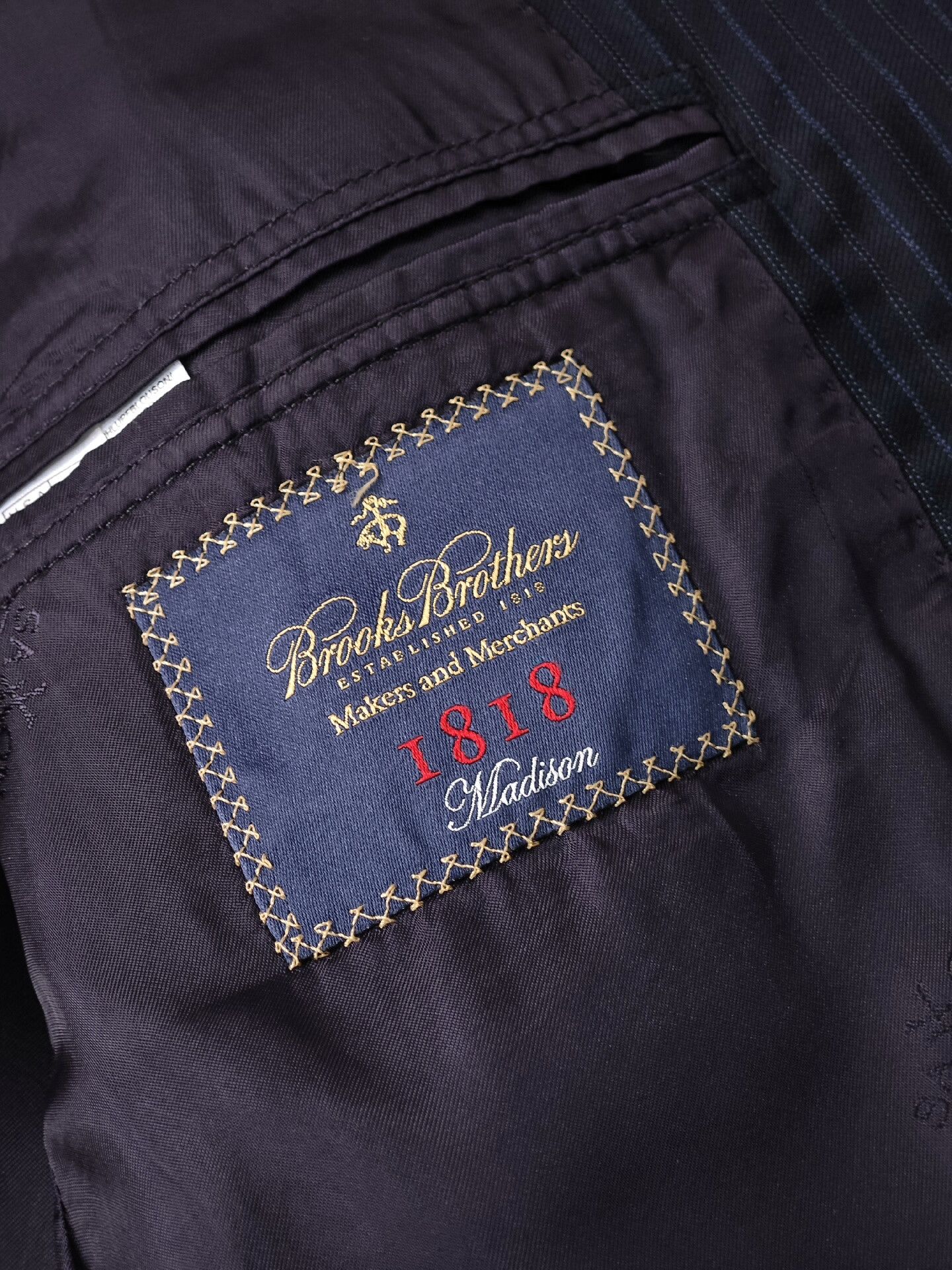 Brooks Brothers Brooks Brothers 1818 Wool Suit Jacket Size US M / EU 48-50 / 2 - 4 Thumbnail