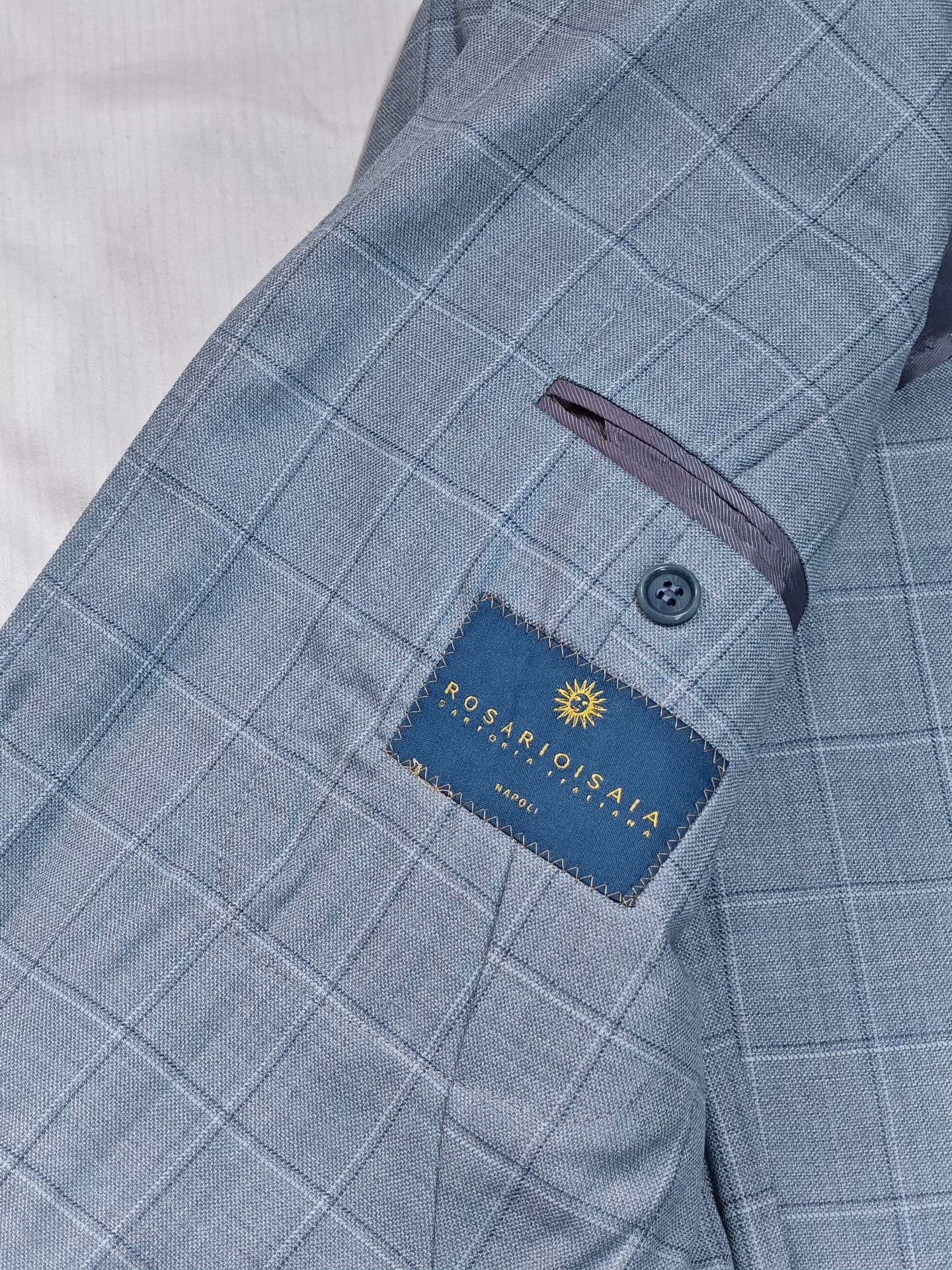 Isaia Italian VBC Wool and Linen Blazer Size US M / EU 48-50 / 2 - 7 Thumbnail
