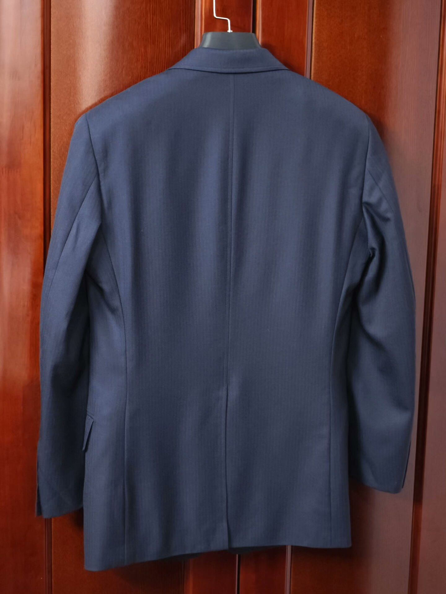 Holland & Sherry Custom Navy Wool Suit Jacket Size US S / EU 44-46 / 1 - 8 Thumbnail