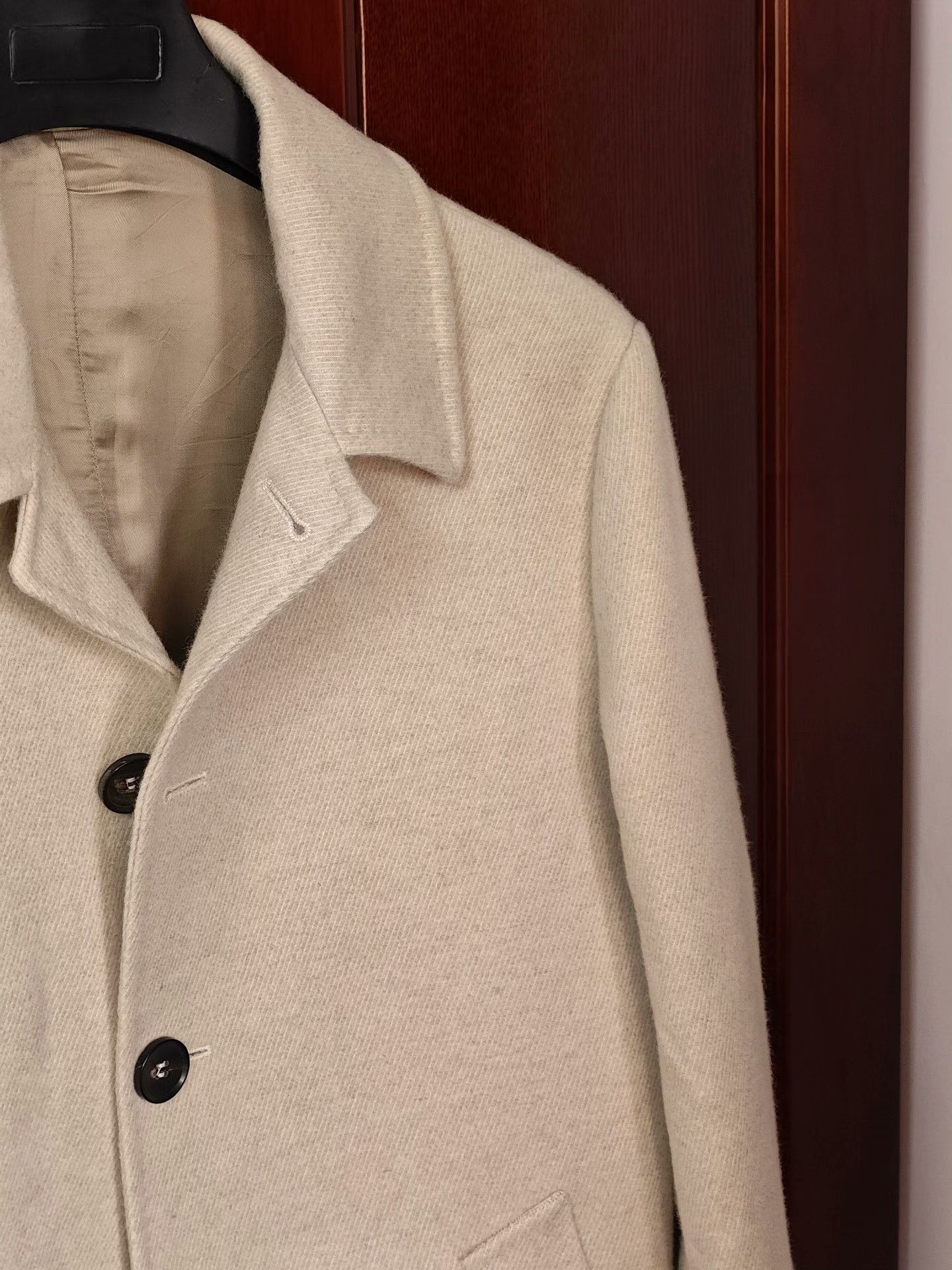 Luciano Barbera Luciano Martina Wool Cashmere Overcoat Size US M / EU 48-50 / 2 - 2 Thumbnail