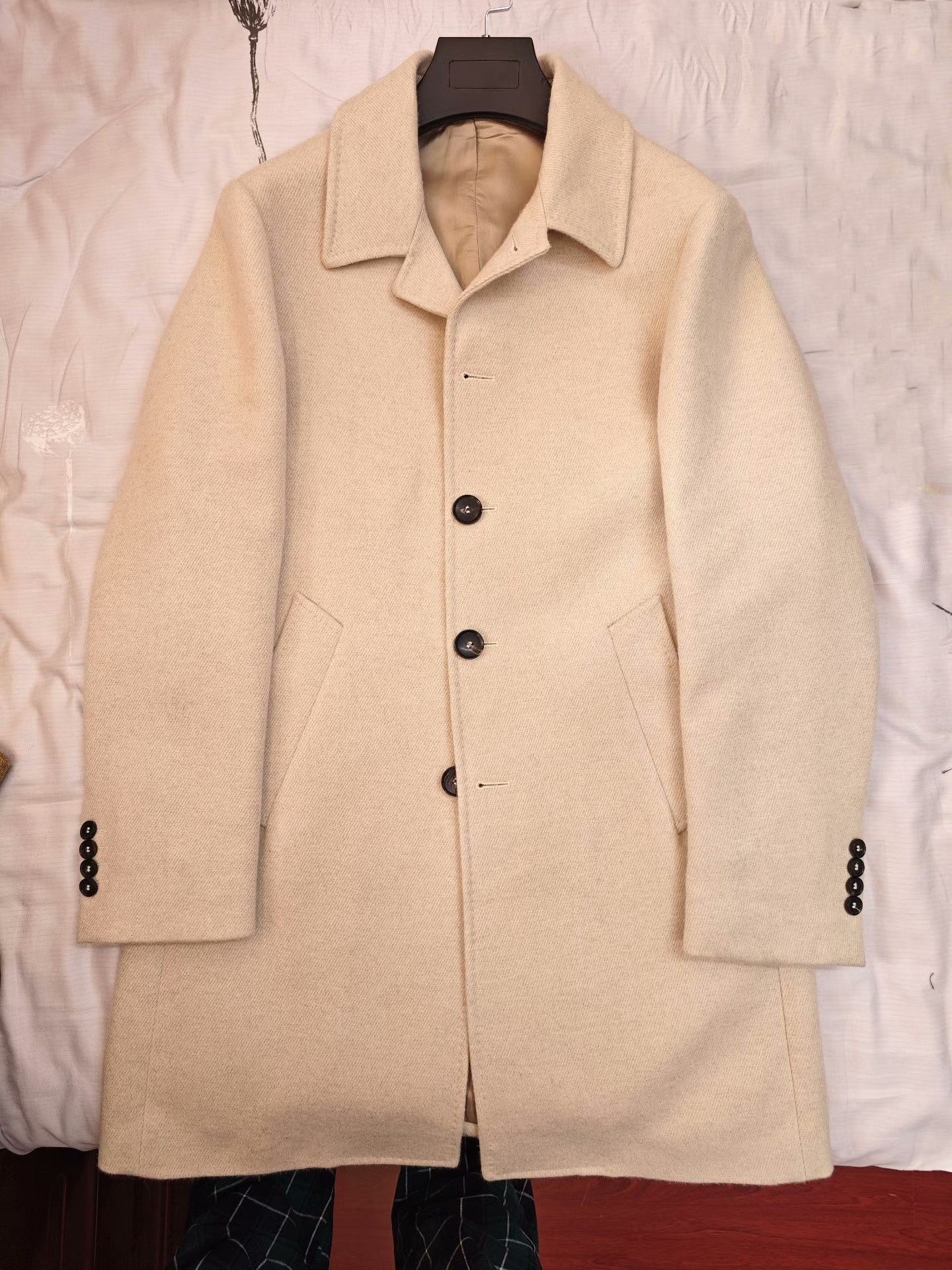 Luciano Barbera Luciano Martina Wool Cashmere Overcoat Size US M / EU 48-50 / 2 - 5 Thumbnail