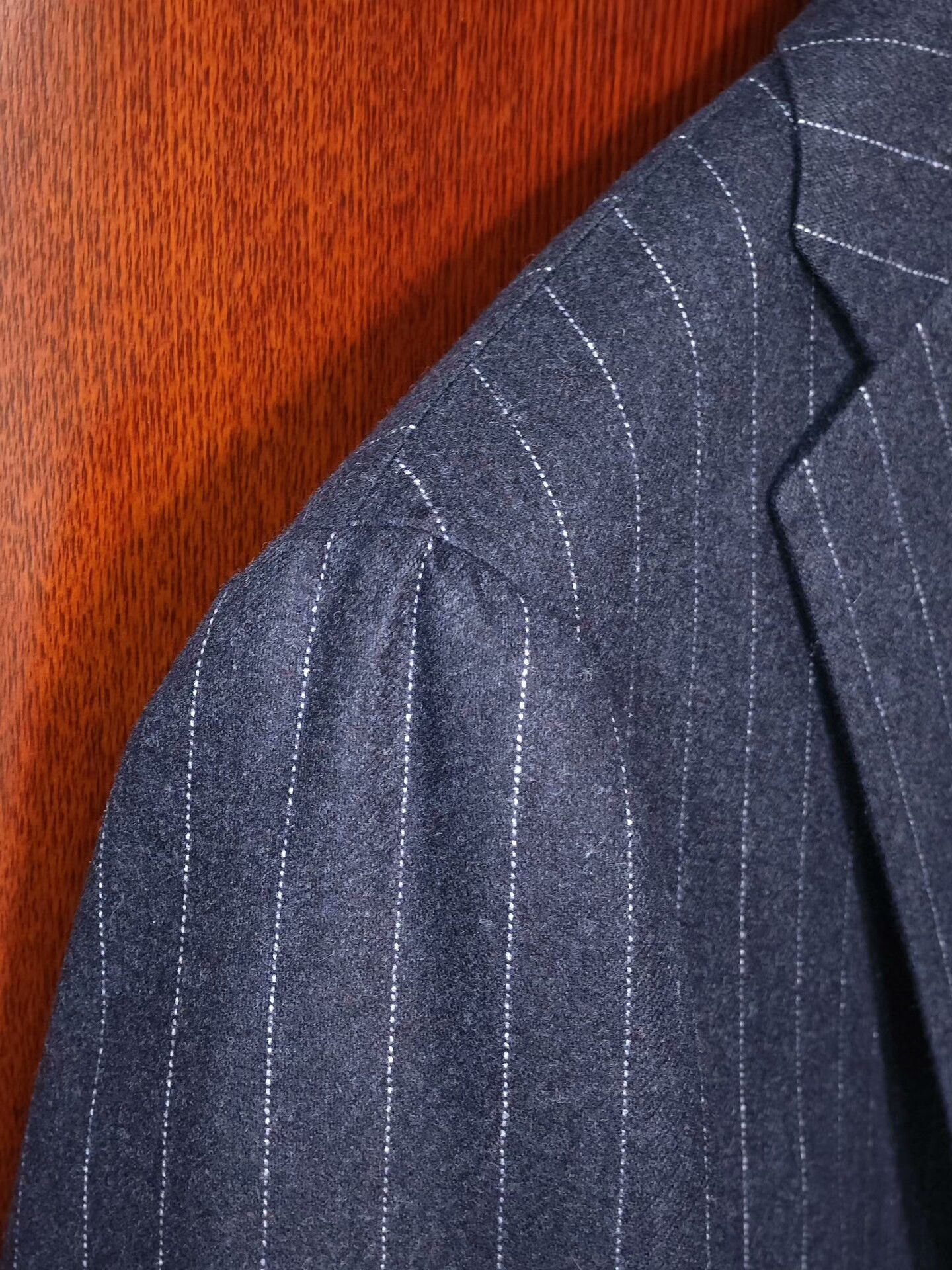 Ring Jacket Italian VBC Wool Blazer with Stripes Size US M / EU 48-50 / 2 - 3 Thumbnail