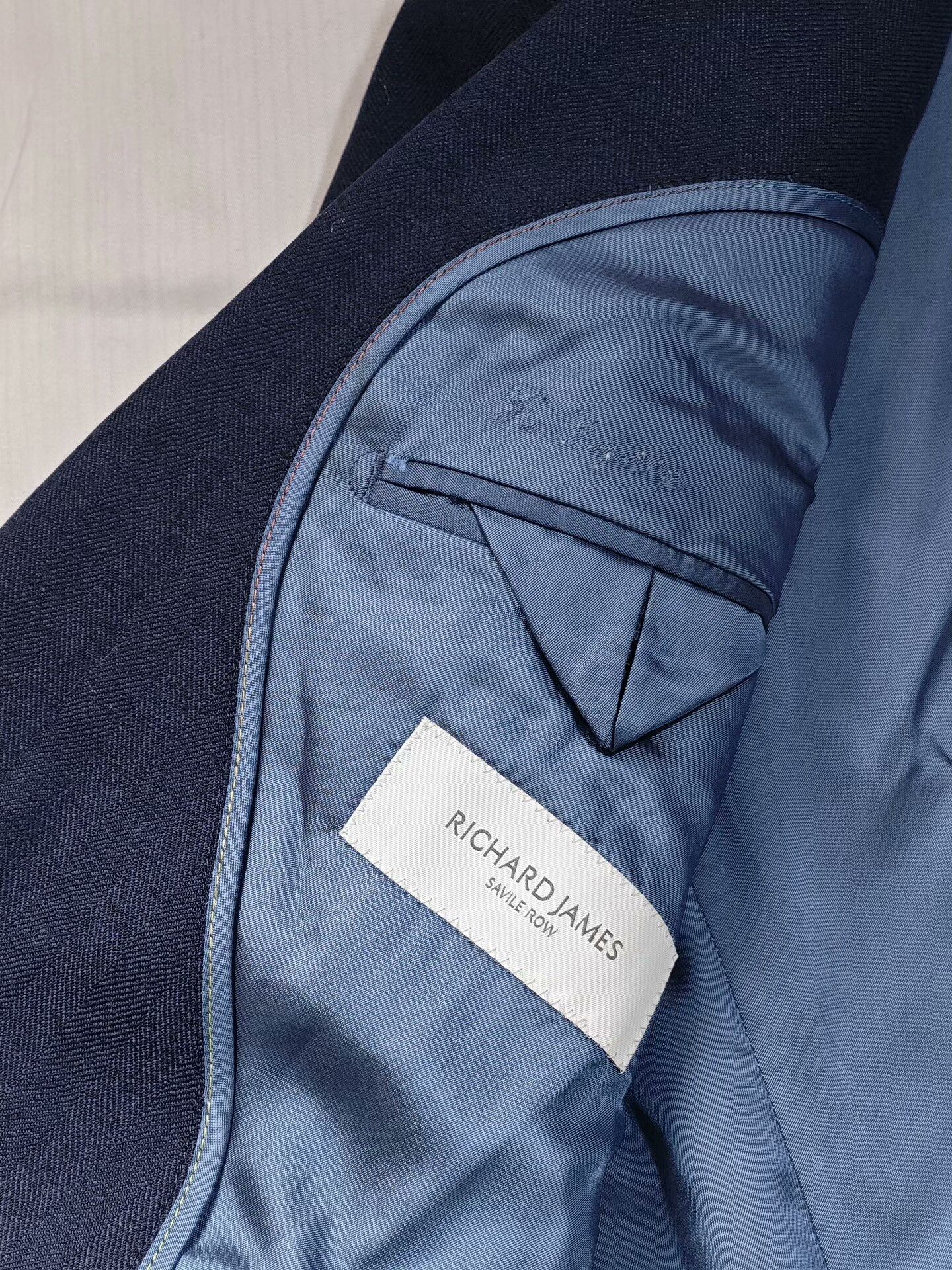 Richard James Richard James Blue Wool Custom Suit Size US S / EU 44-46 / 1 - 7 Thumbnail