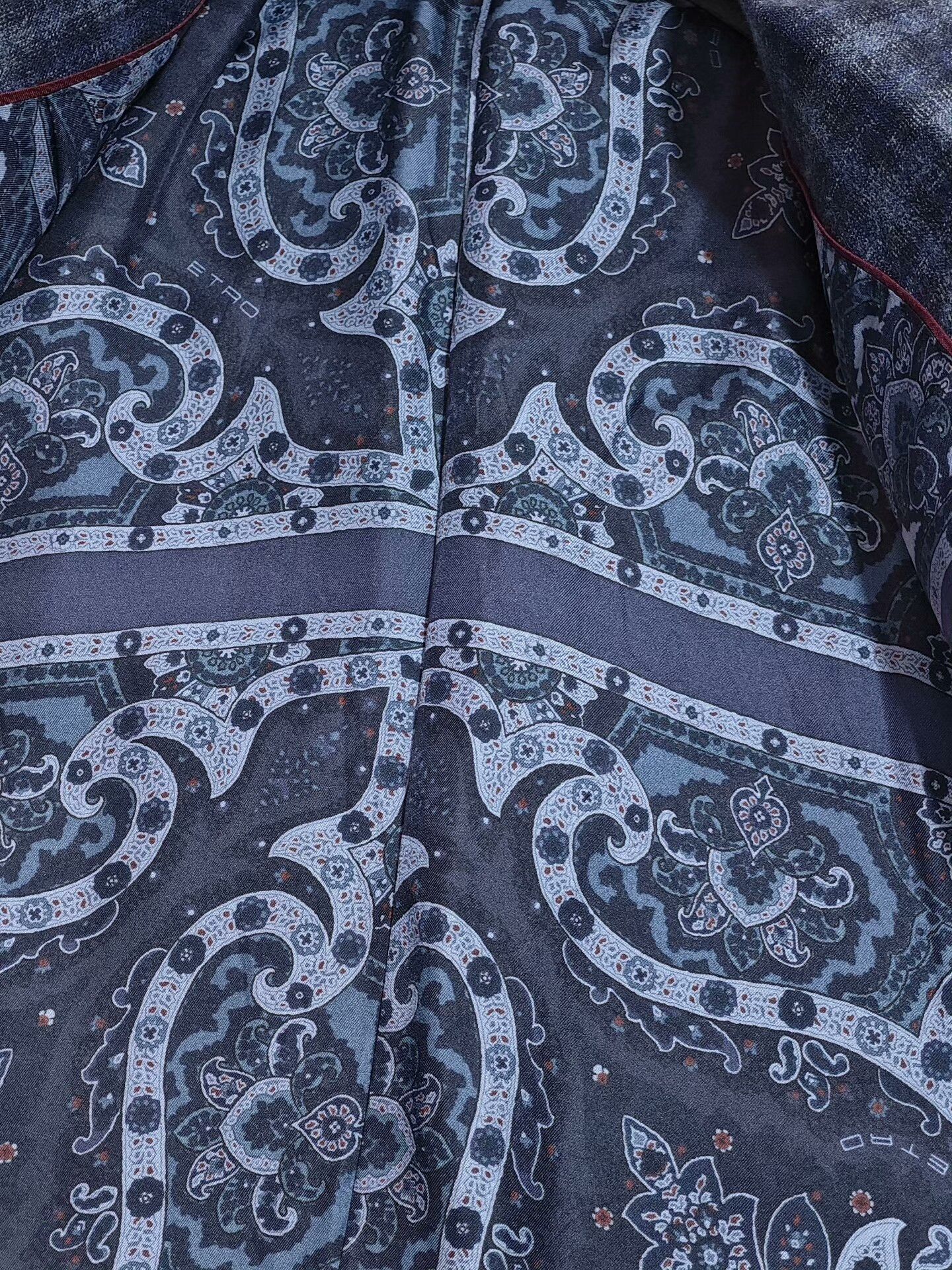 Etro Etro Wool Silk Blend Blazer Size US M / EU 48-50 / 2 - 8 Thumbnail