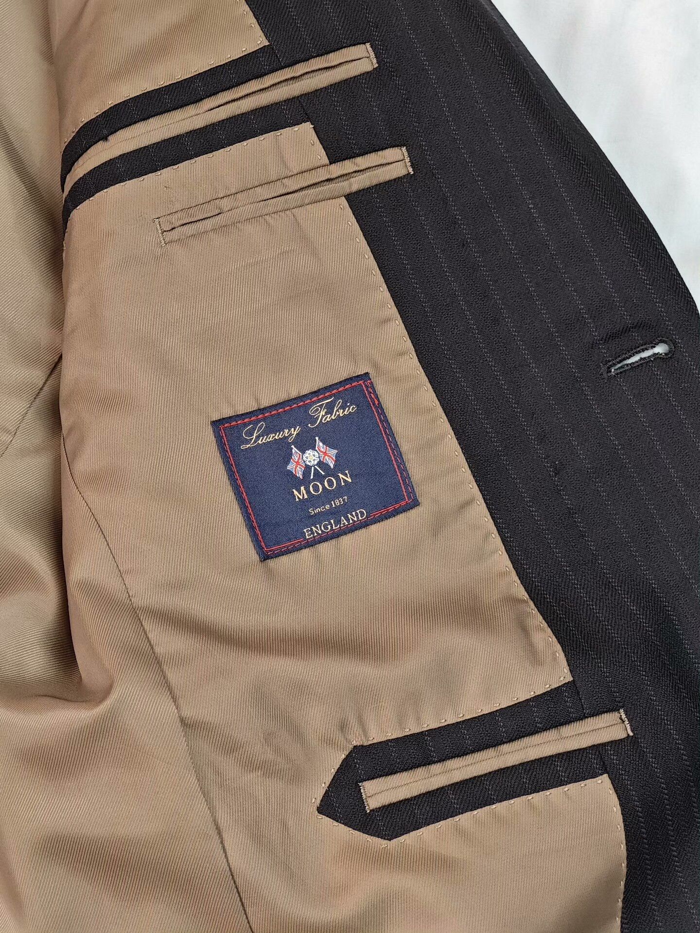 Abraham Moon & Sons British Moon Wool Tweed Suit Jacket Size US M / EU 48-50 / 2 - 6 Thumbnail