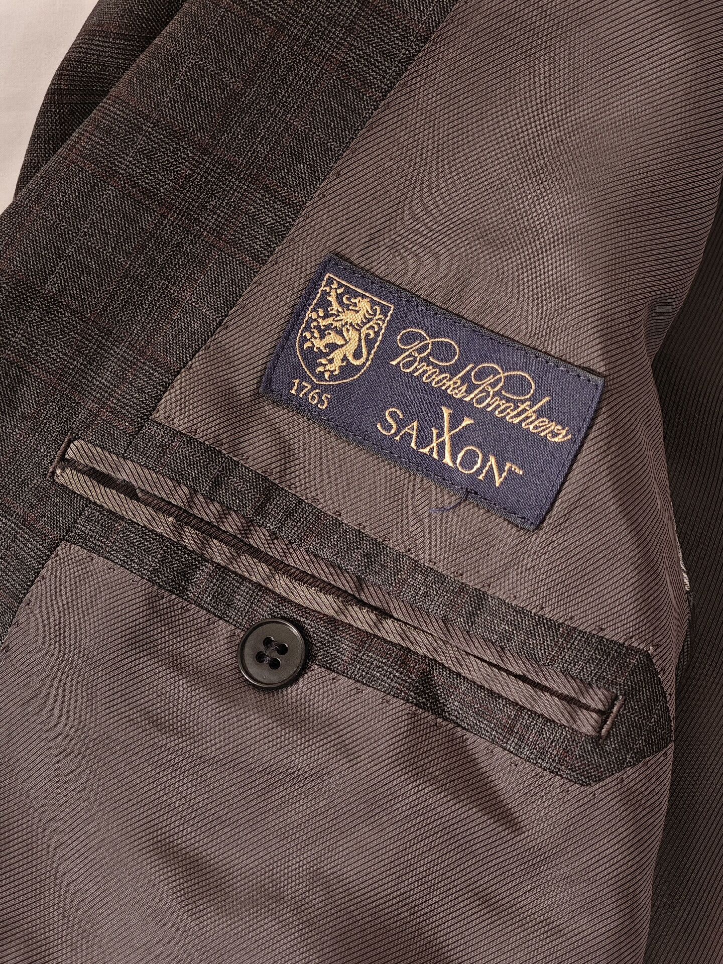 Brooks Brothers Brooks Brothers Saxxon Wool Blazer Size US L / EU 52-54 / 3 - 4 Thumbnail