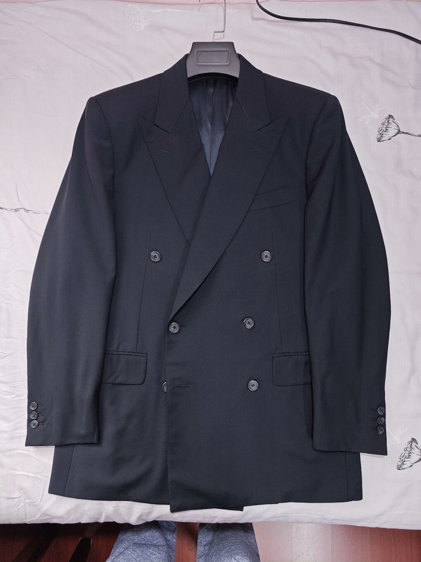 Burberry Burberry Navy Wool Suit Jacket Size US M / EU 48-50 / 2 - 5 Thumbnail