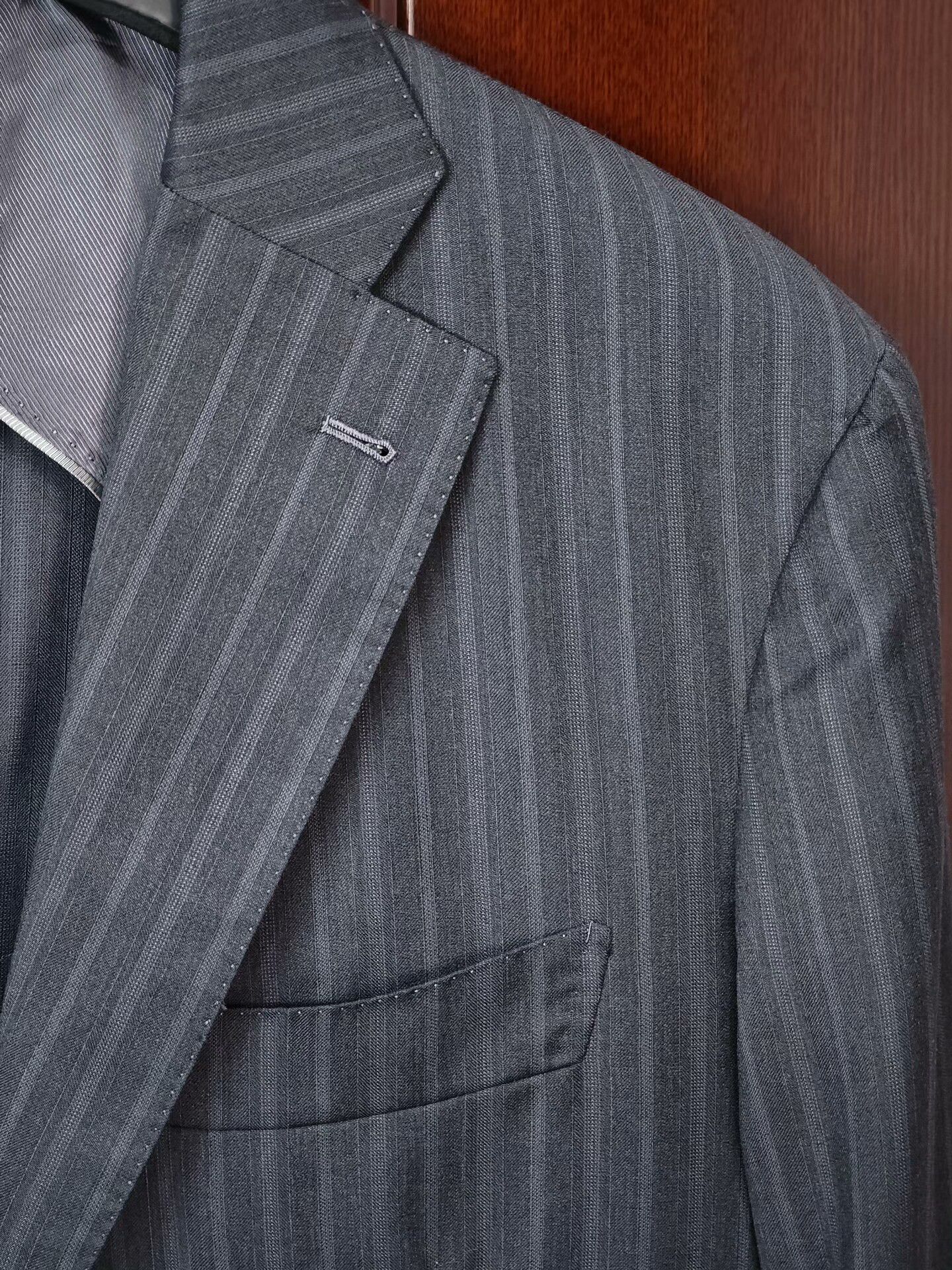 Ermenegildo Zegna Custom Zegna Wool Silk Blazer Size US L / EU 52-54 / 3 - 2 Thumbnail