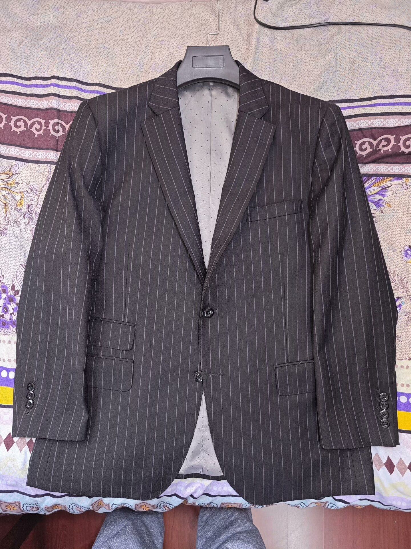 Loro Piana Italian Loro Piana Wool Suit Jacket Size US L / EU 52-54 / 3 - 5 Thumbnail