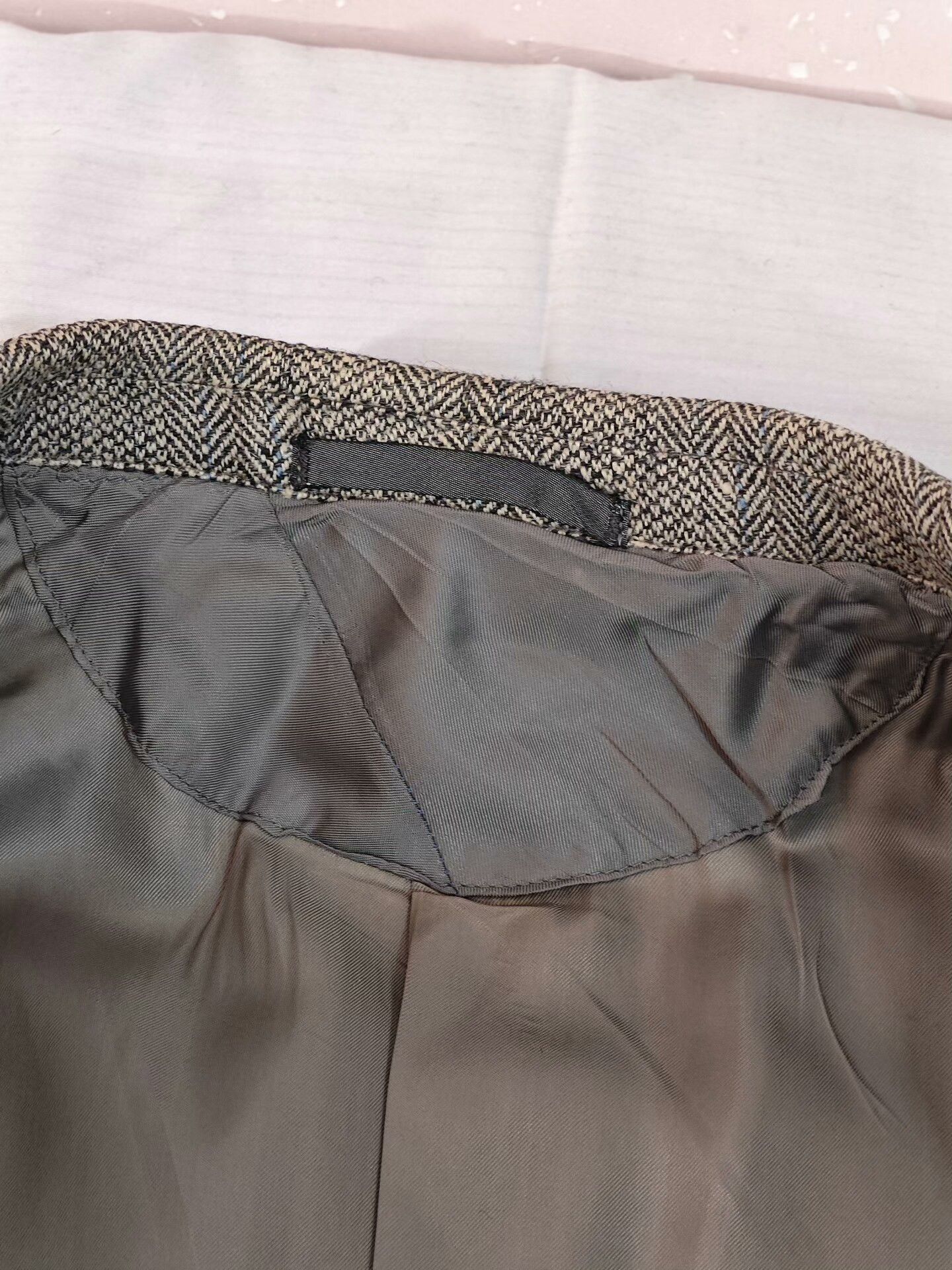 Ermenegildo Zegna Zegna Gray Wool Linen Blazer Size US M / EU 48-50 / 2 - 8 Thumbnail