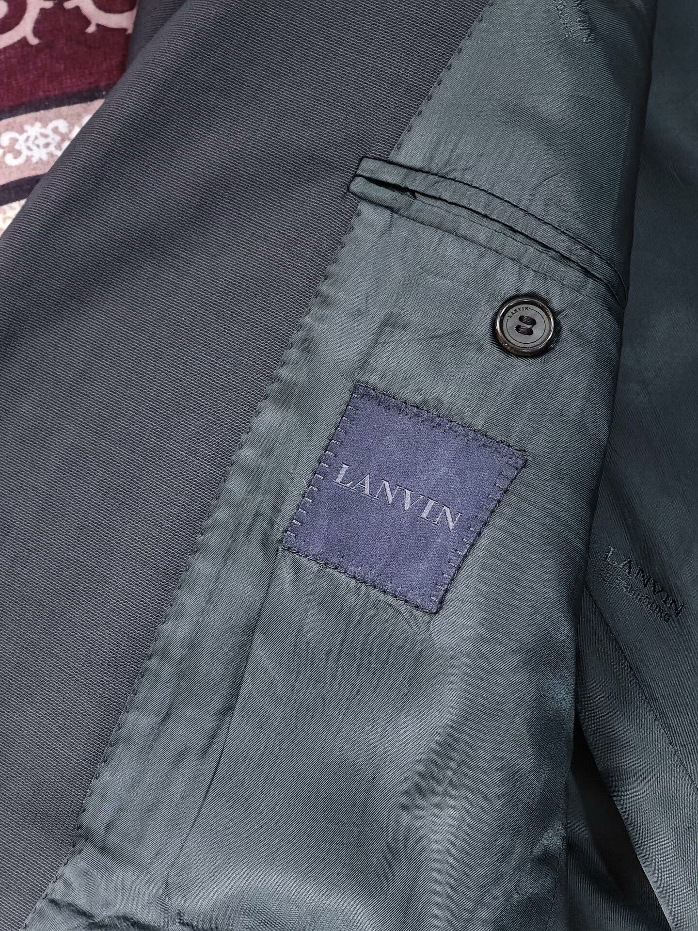 Lanvin Lanvin Wool Linen Blend Suit Jacket Size US M / EU 48-50 / 2 - 7 Thumbnail