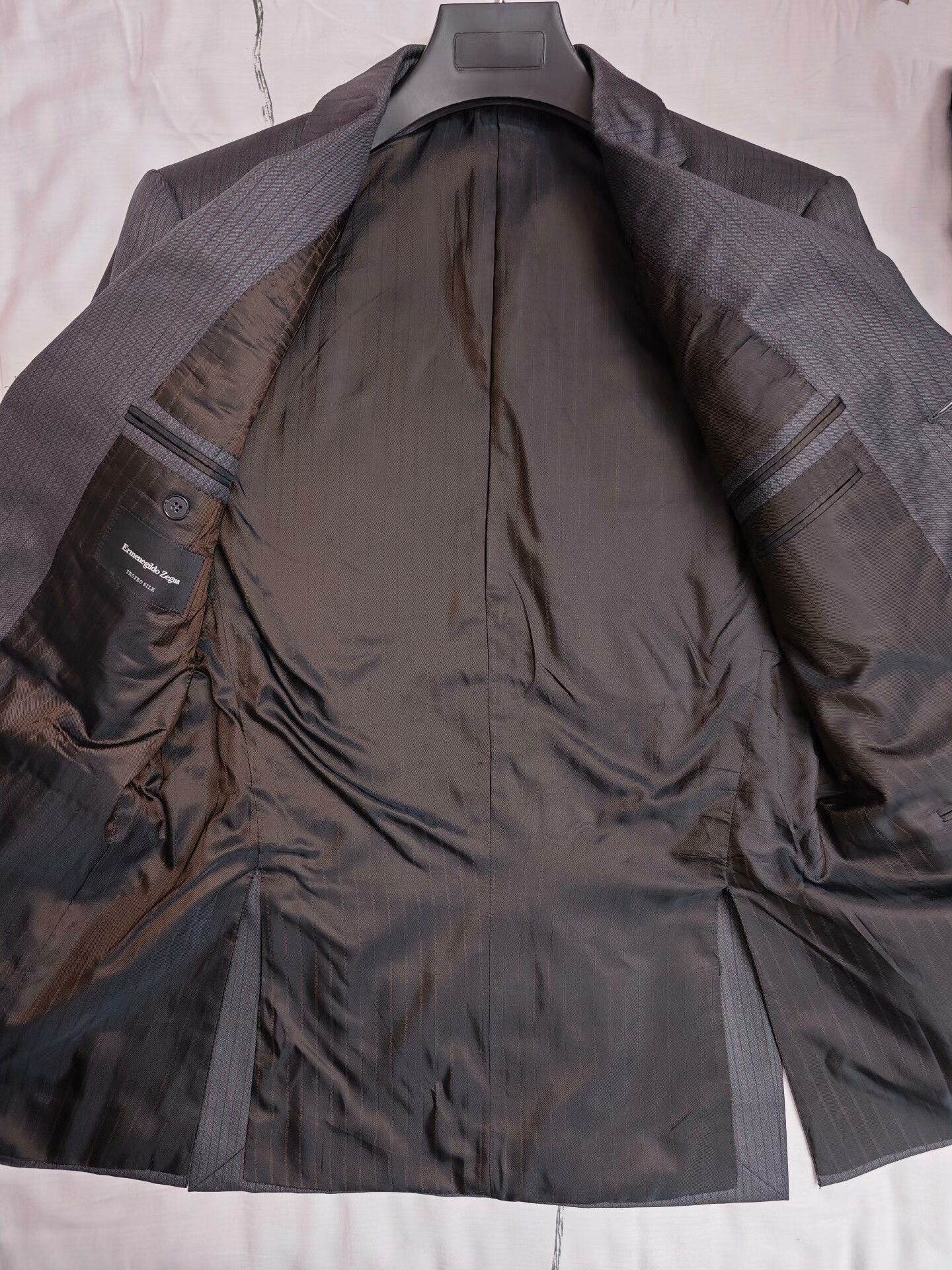 Ermenegildo Zegna Zegna Trofeo Wool Silk Linen Suit Size US M / EU 48-50 / 2 - 6 Thumbnail