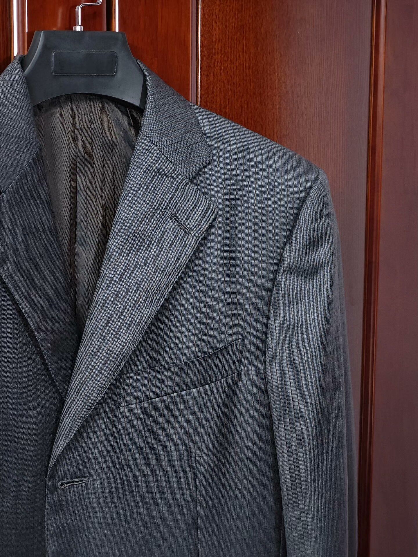 Ermenegildo Zegna Zegna Trofeo Wool Silk Linen Suit Size US M / EU 48-50 / 2 - 2 Thumbnail