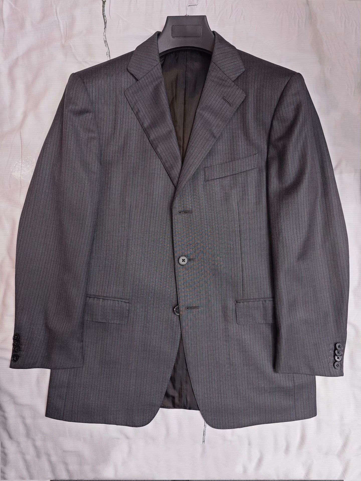 Ermenegildo Zegna Zegna Trofeo Wool Silk Linen Suit Size US M / EU 48-50 / 2 - 5 Thumbnail