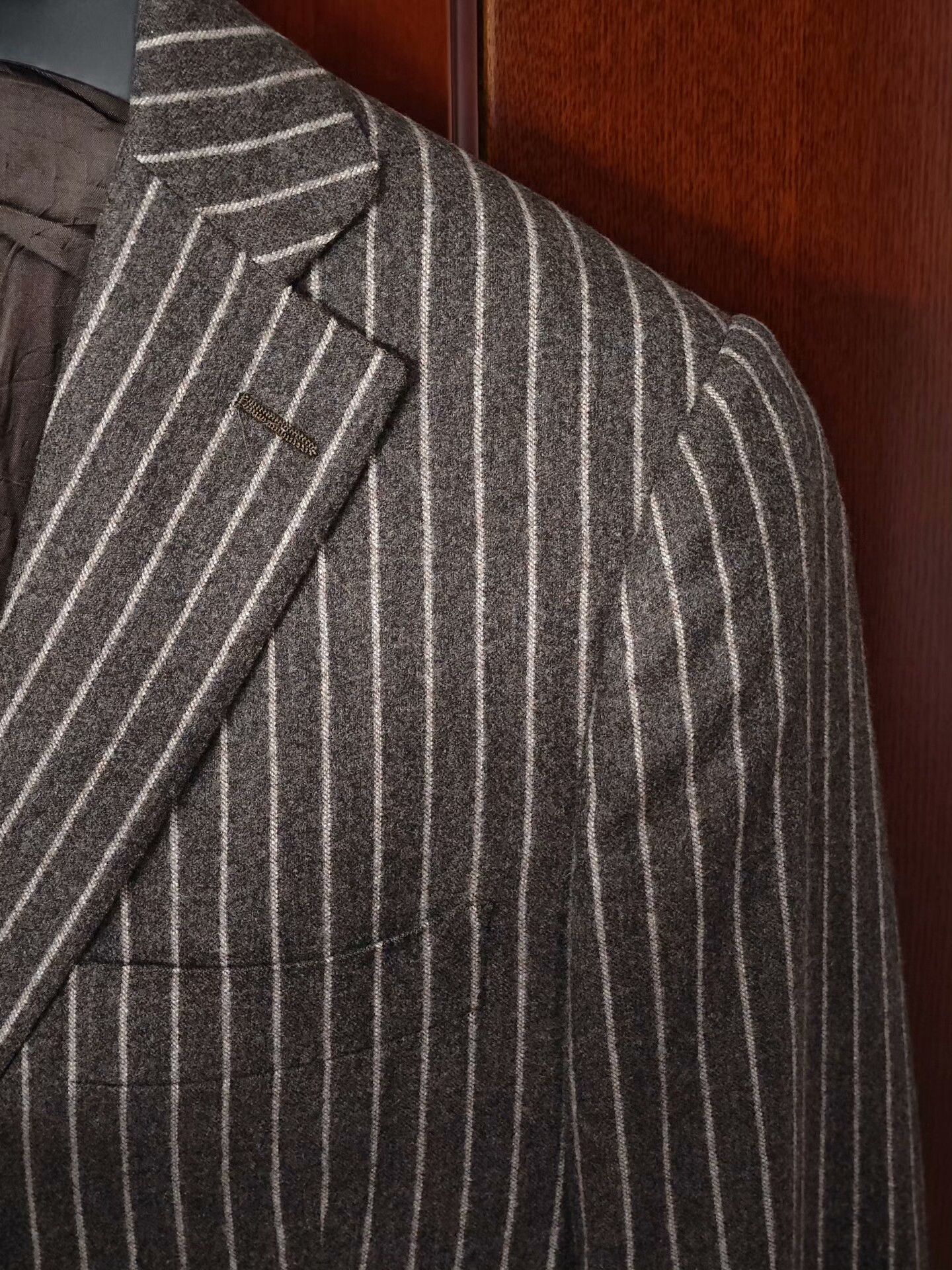 Isaia Isaia Wool Blazer with Stripes Size US S / EU 44-46 / 1 - 2 Thumbnail