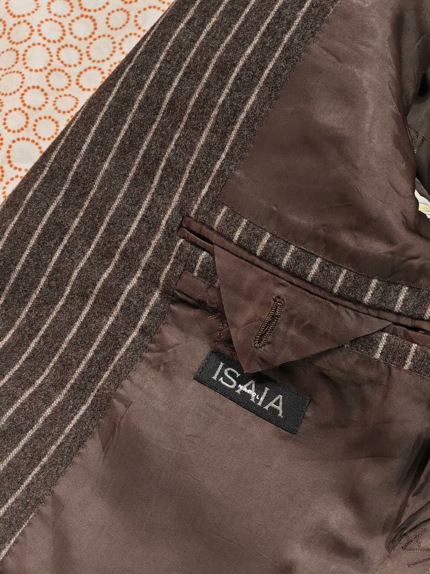 Isaia Isaia Wool Blazer with Stripes Size US S / EU 44-46 / 1 - 7 Thumbnail
