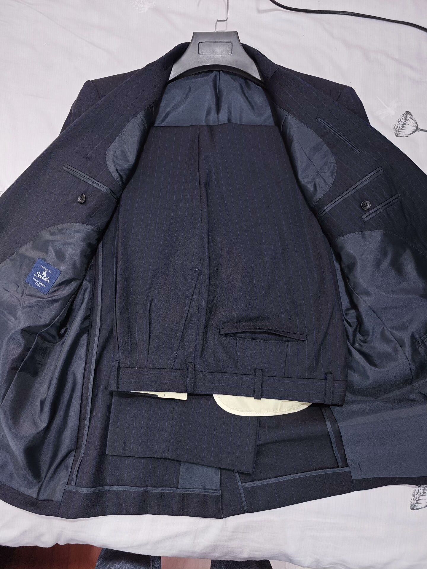 SCABAL Scabal Custom Wool Linen Suit Set Size US M / EU 48-50 / 2 - 6 Thumbnail