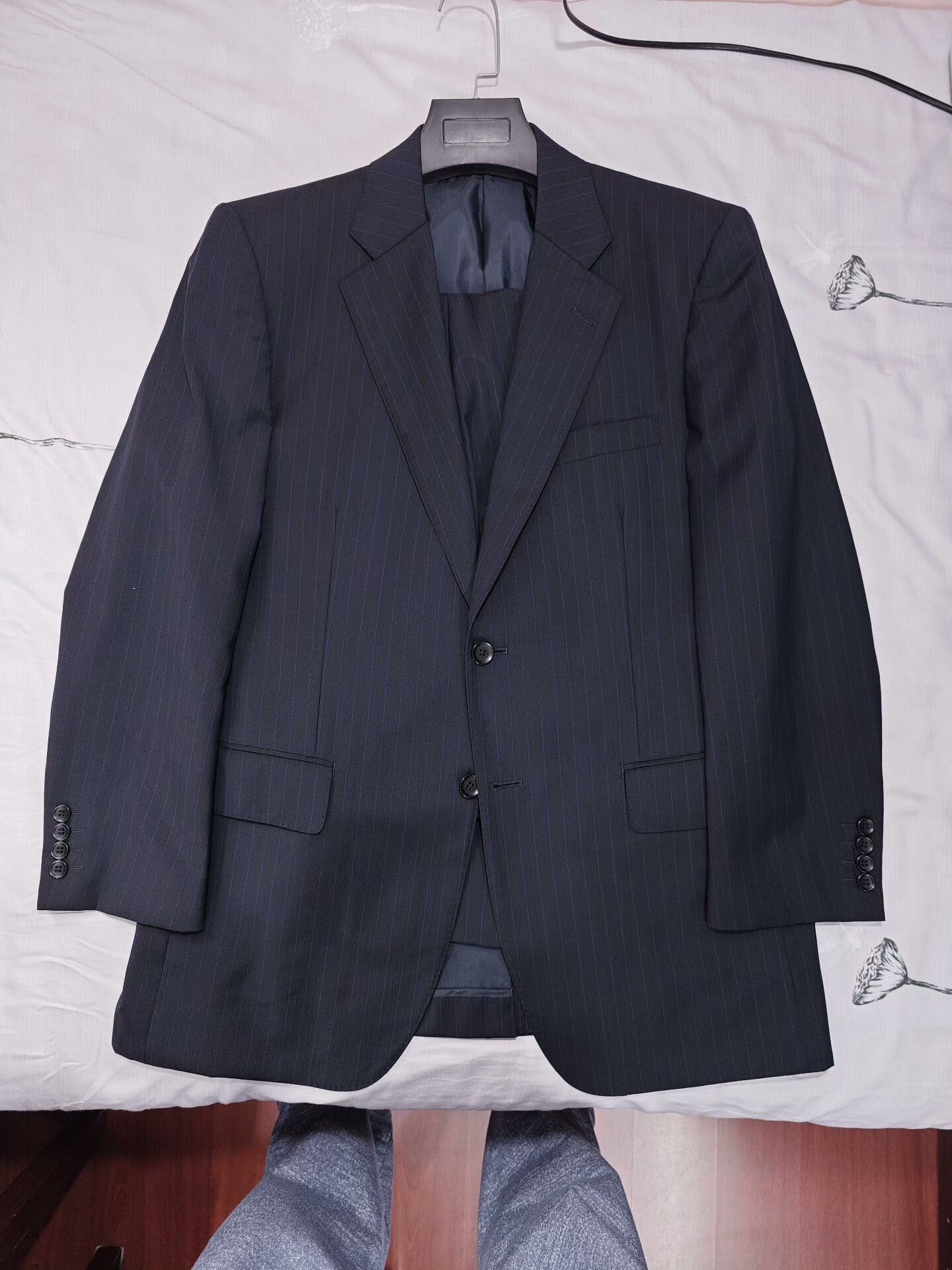 SCABAL Scabal Custom Wool Linen Suit Set Size US M / EU 48-50 / 2 - 5 Thumbnail