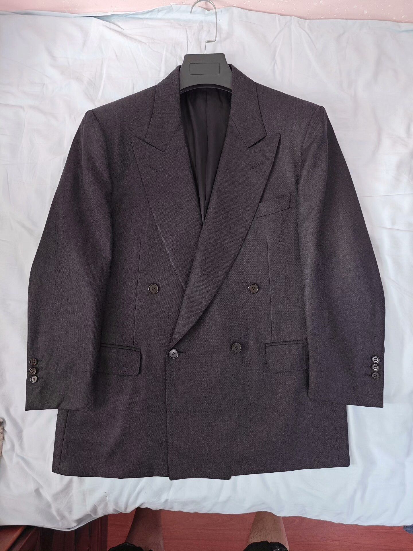 Canali Canali Wool Blend Suit Jacket Size US M / EU 48-50 / 2 - 5 Thumbnail